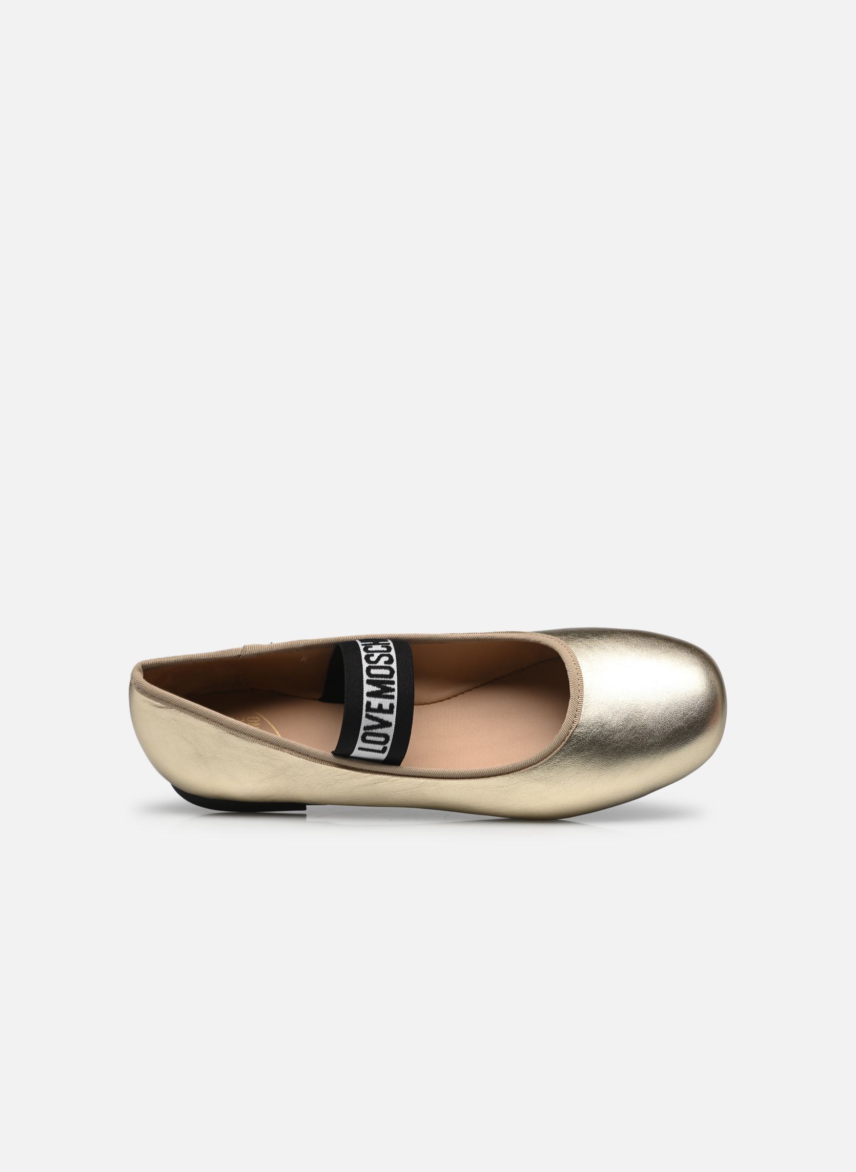 Scarpe da cerimonia Ballet Love JA11071G0M donna oro e bronzo Love Moschino Scarpe da cerimonia Ballet Love JA11071G0M donna oro e bronzo PLATINUM