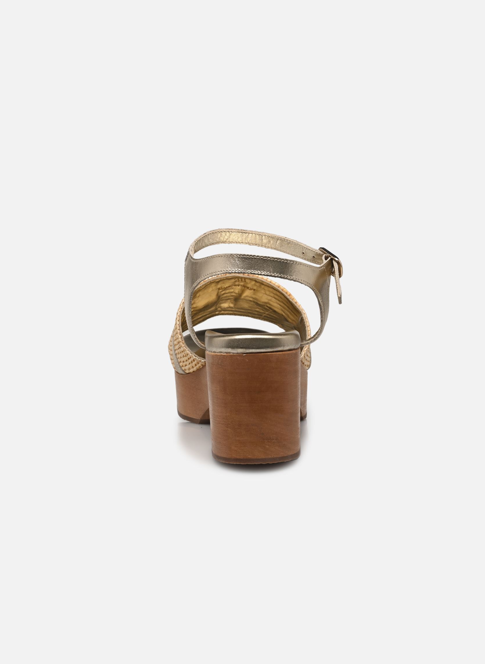 Sandales compensées et plateformes Wood Clogs JA16278Z0M femme beige Love Moschino Sandales compensées et plateformes Wood Clogs JA16278Z0M femme beige NATURAL/PLATINUM