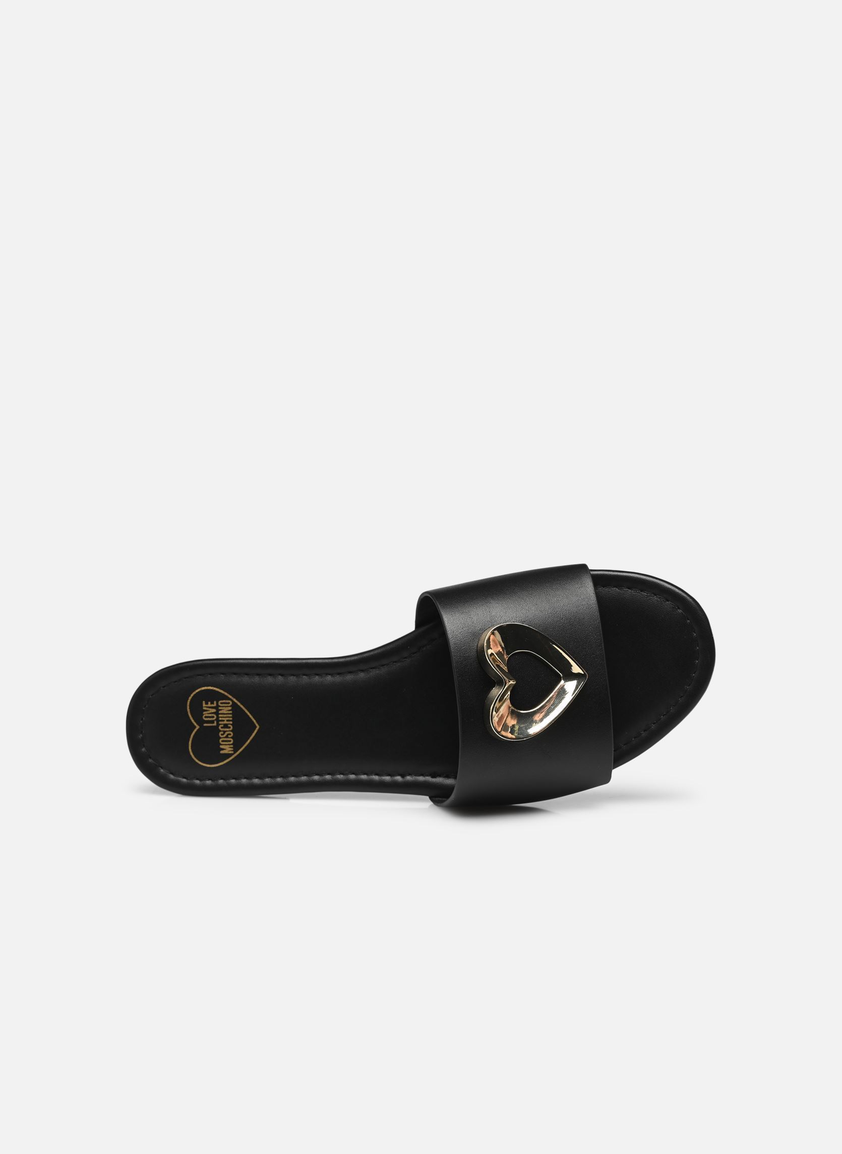 Pantoletten und Clogs Heart Sculpture JA28161G0M damen schwarz Love Moschino Pantoletten und Clogs Heart Sculpture JA28161G0M damen schwarz BLACK