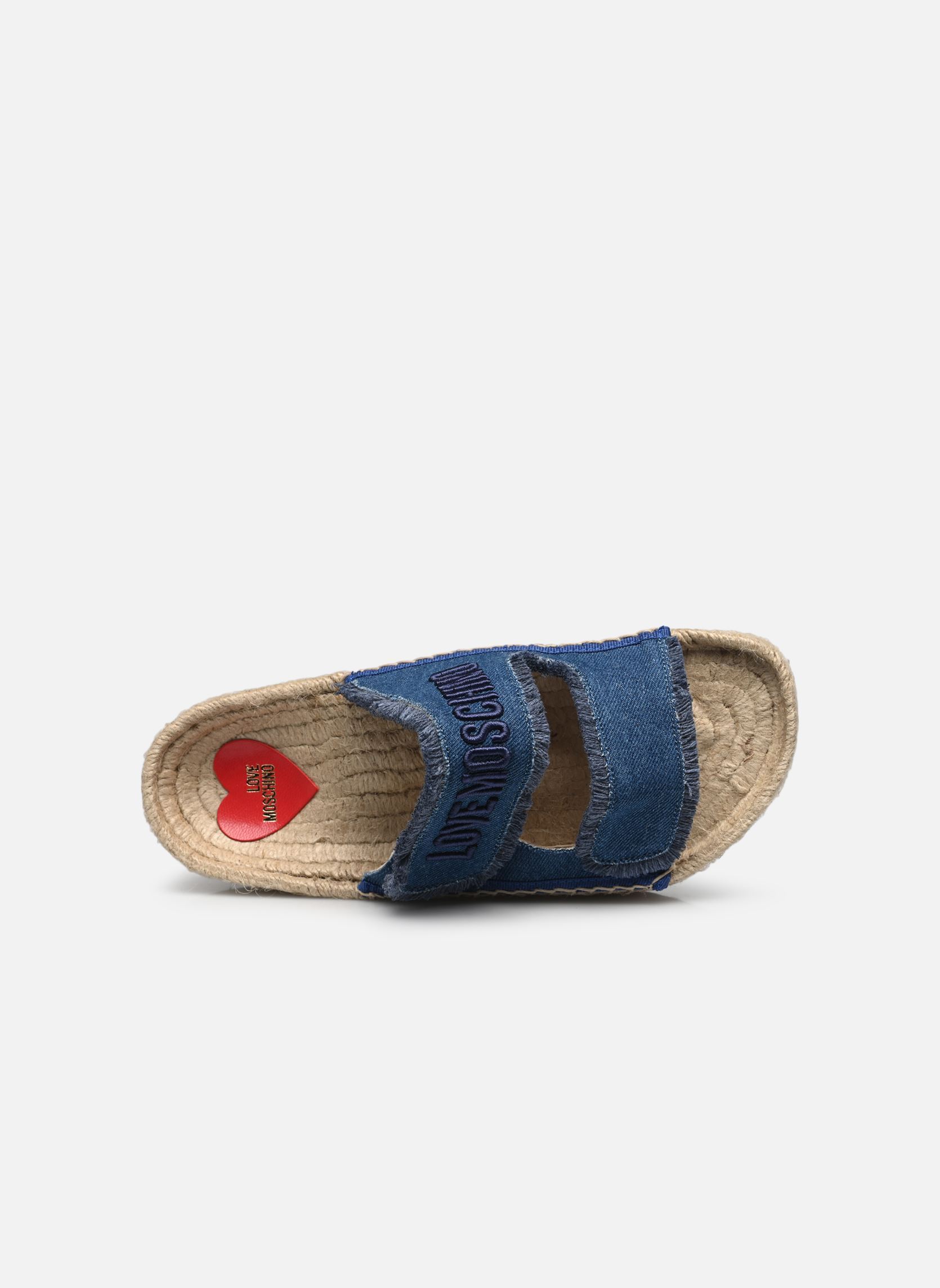 Pantoletten und Clogs Love Moschino Rope JA28383G0M damen blau Love Moschino Pantoletten und Clogs Love Moschino Rope JA28383G0M damen blau LIGHT BLUE
