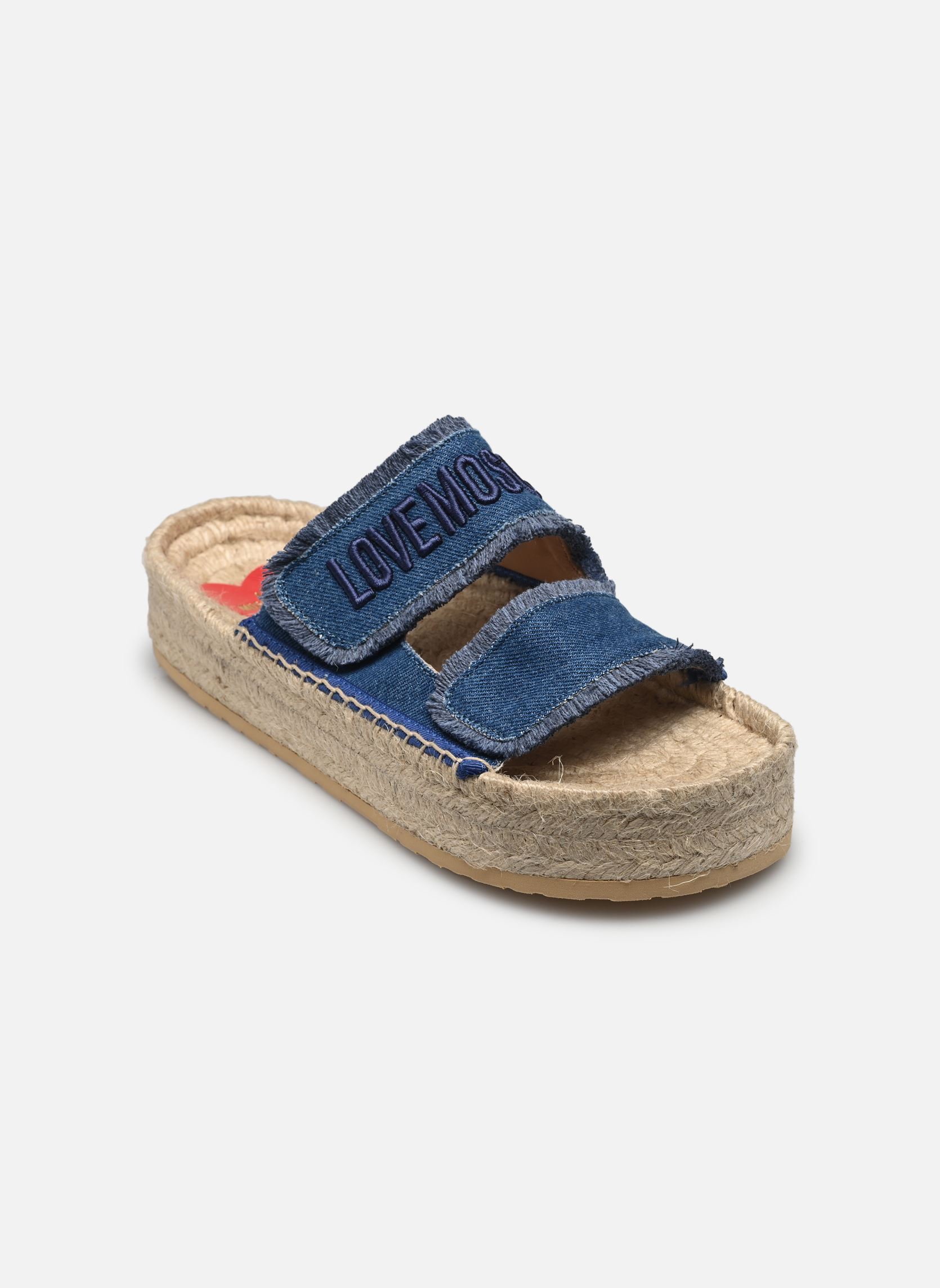 Pantoletten und Clogs Love Moschino Rope JA28383G0M damen blau Love Moschino Pantoletten und Clogs Love Moschino Rope JA28383G0M damen blau LIGHT BLUE