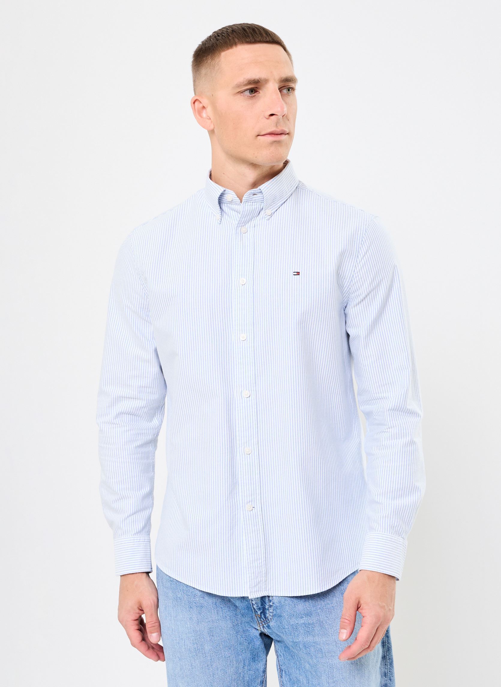 Vêtements Tommy Hilfiger Heritage Oxford Stri SBW pour Accessoires - vue 3