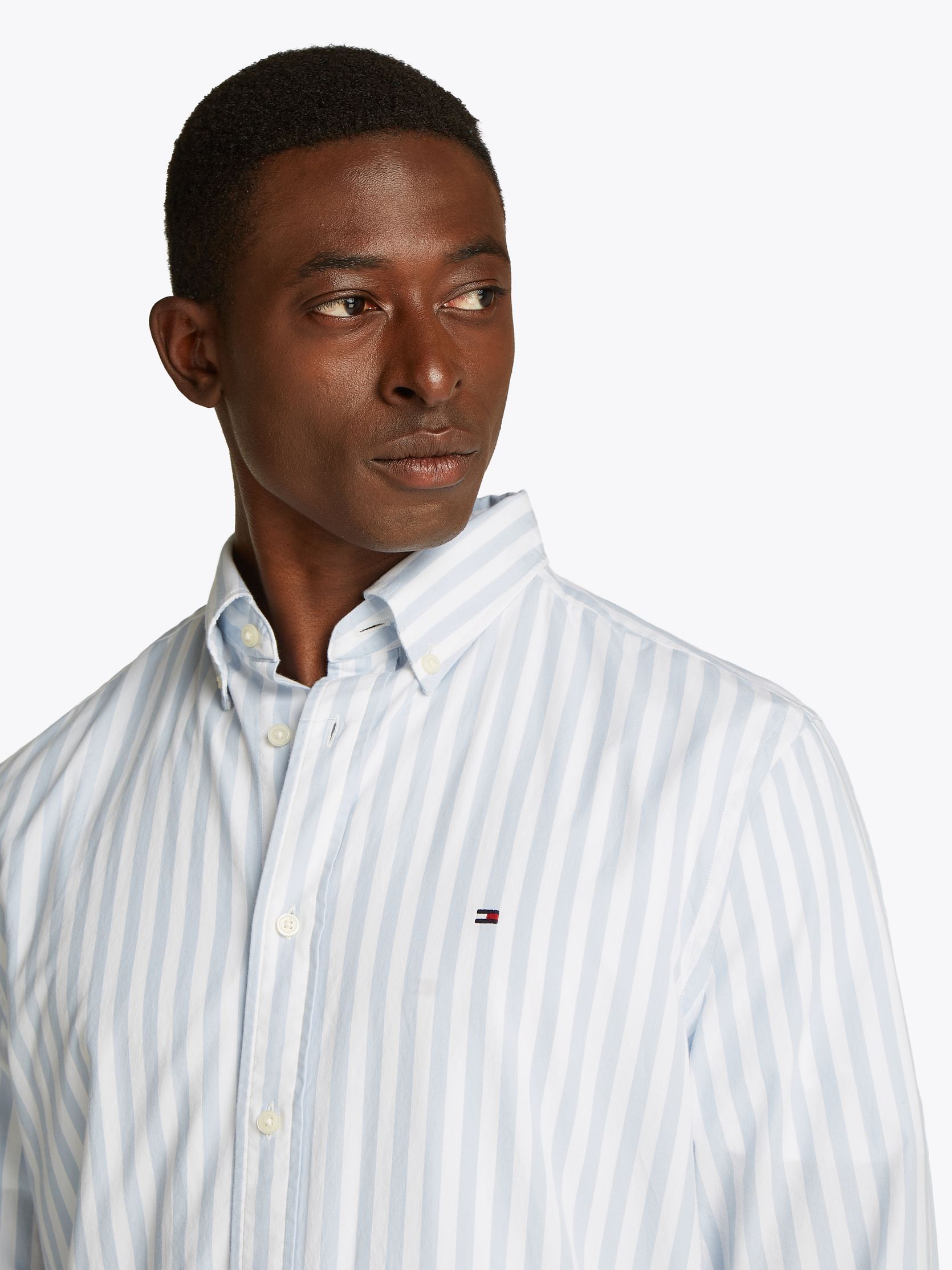 Hemden Flex Poplin Bold Str MW0MW39159 herren blau Tommy Hilfiger Hemden Flex Poplin Bold Str MW0MW39159 herren blau SWEET BLUE / OPTIC WHITE