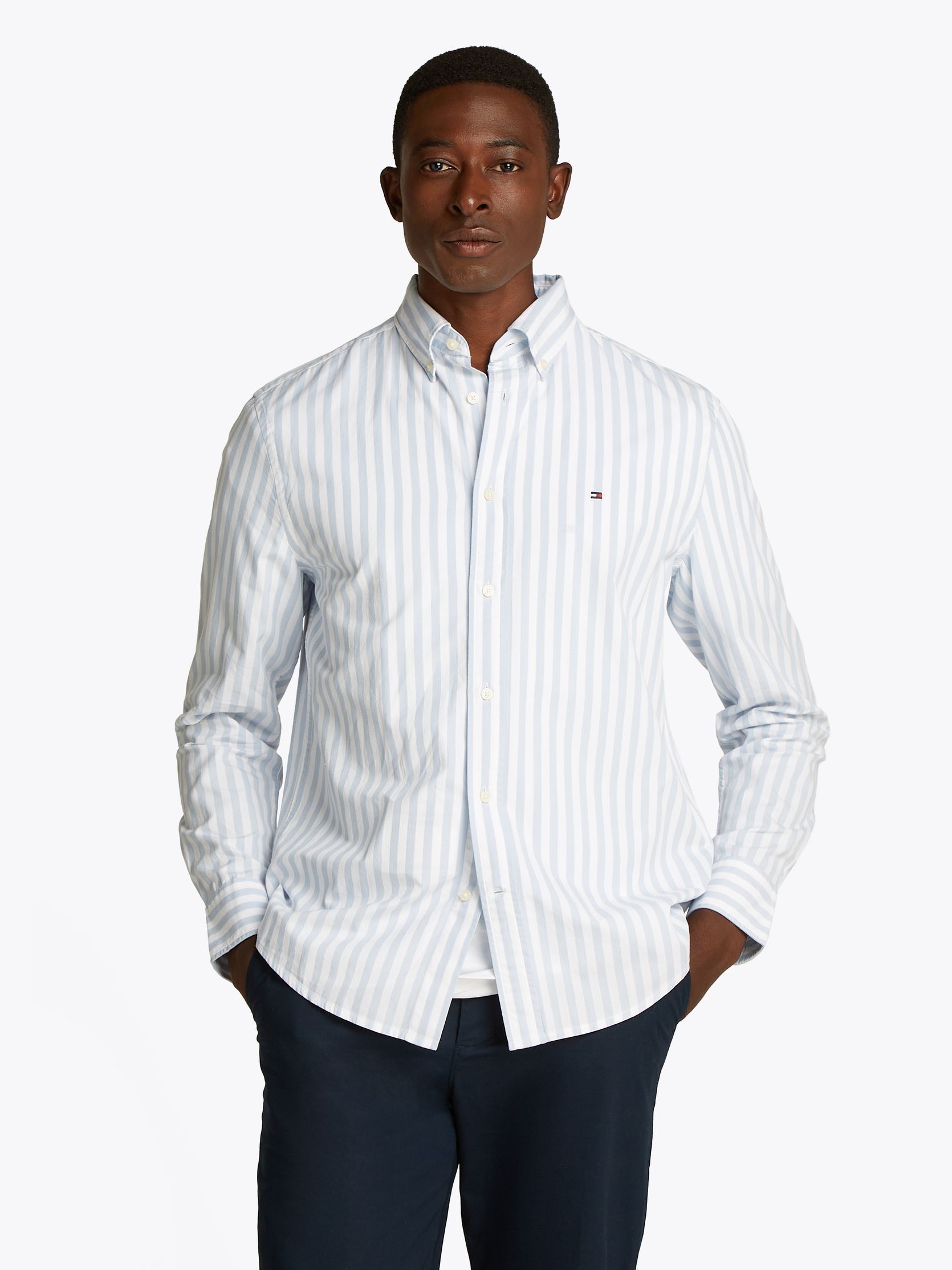 Vêtements Tommy Hilfiger Flex Poplin Bold Str MW0MW39159 pour Accessoires