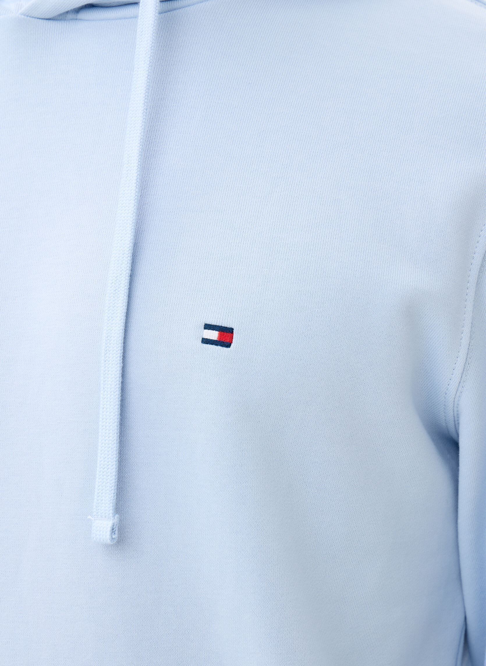 Sweats à capuche Essential Terry Hood MW0MW37235 homme bleu Tommy Hilfiger Sweats à capuche Essential Terry Hood MW0MW37235 homme bleu BREEZY BLUE