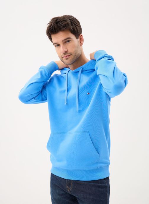 Tommy Hilfiger Sweats à capuche Essential Terry Hood MW0MW37235 homme bleu