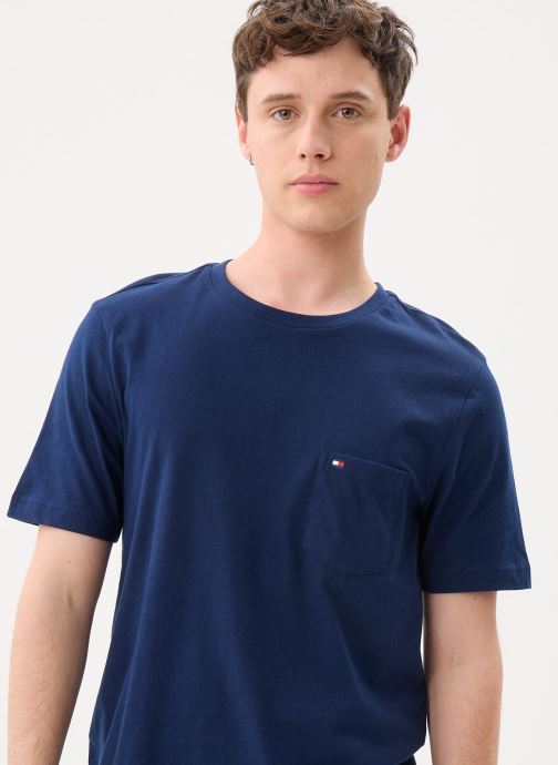 Tommy Hilfiger T-shirts met korte mouwen Essential Solid Pock MW0MW37283 heren blauw