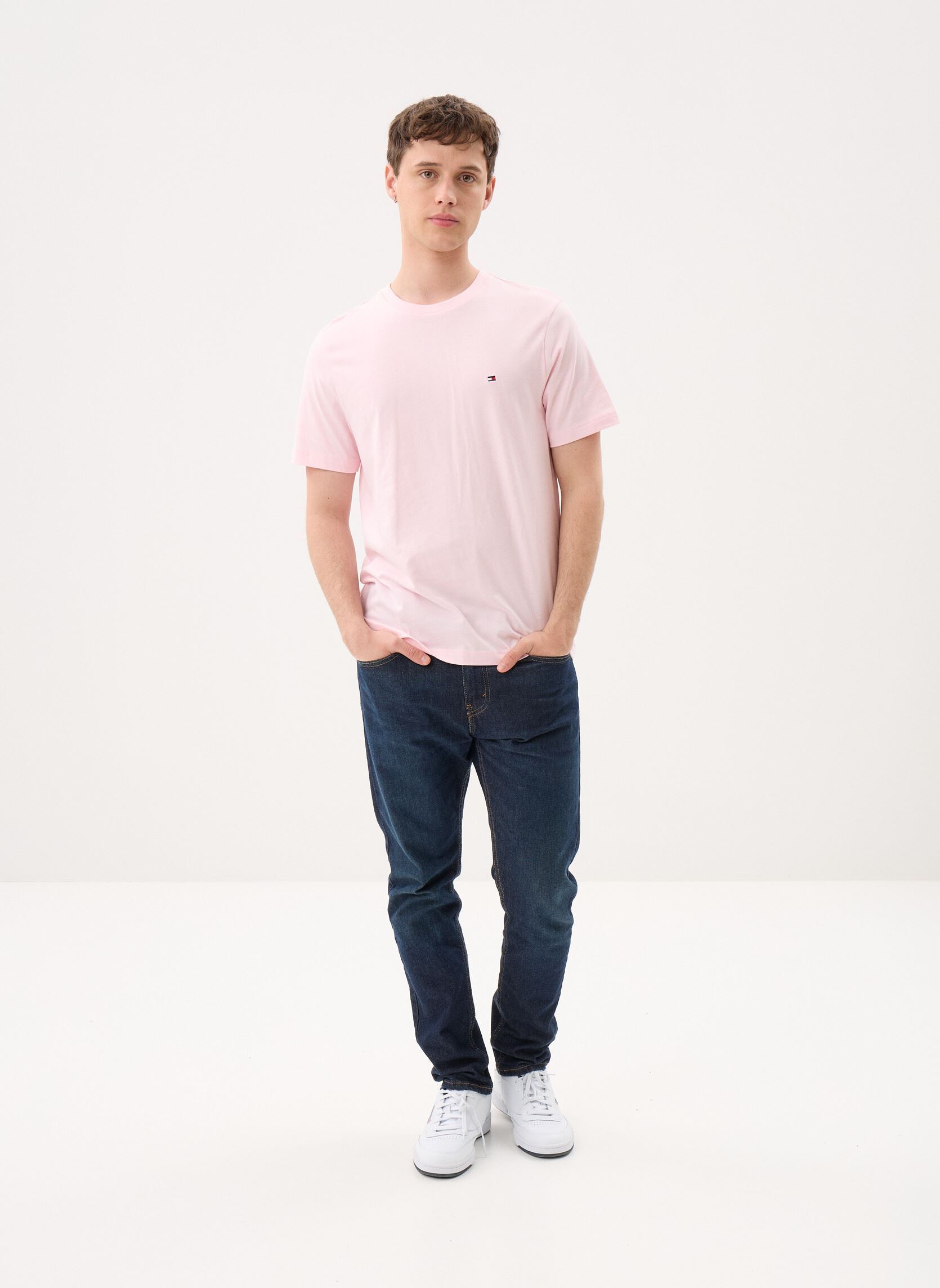 T-shirts met korte mouwen Ess Seasonal Reg Fit MW0MW39995 heren roze Tommy Hilfiger T-shirts met korte mouwen Ess Seasonal Reg Fit MW0MW39995 heren roze PINK LILY