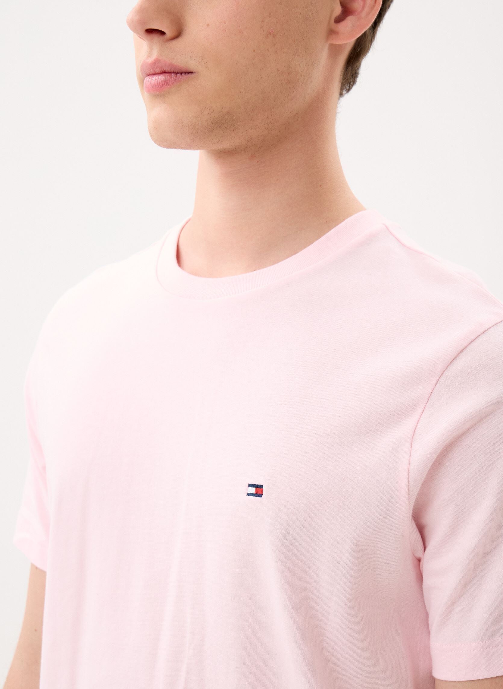 T-shirts met korte mouwen Ess Seasonal Reg Fit MW0MW39995 heren roze Tommy Hilfiger T-shirts met korte mouwen Ess Seasonal Reg Fit MW0MW39995 heren roze PINK LILY