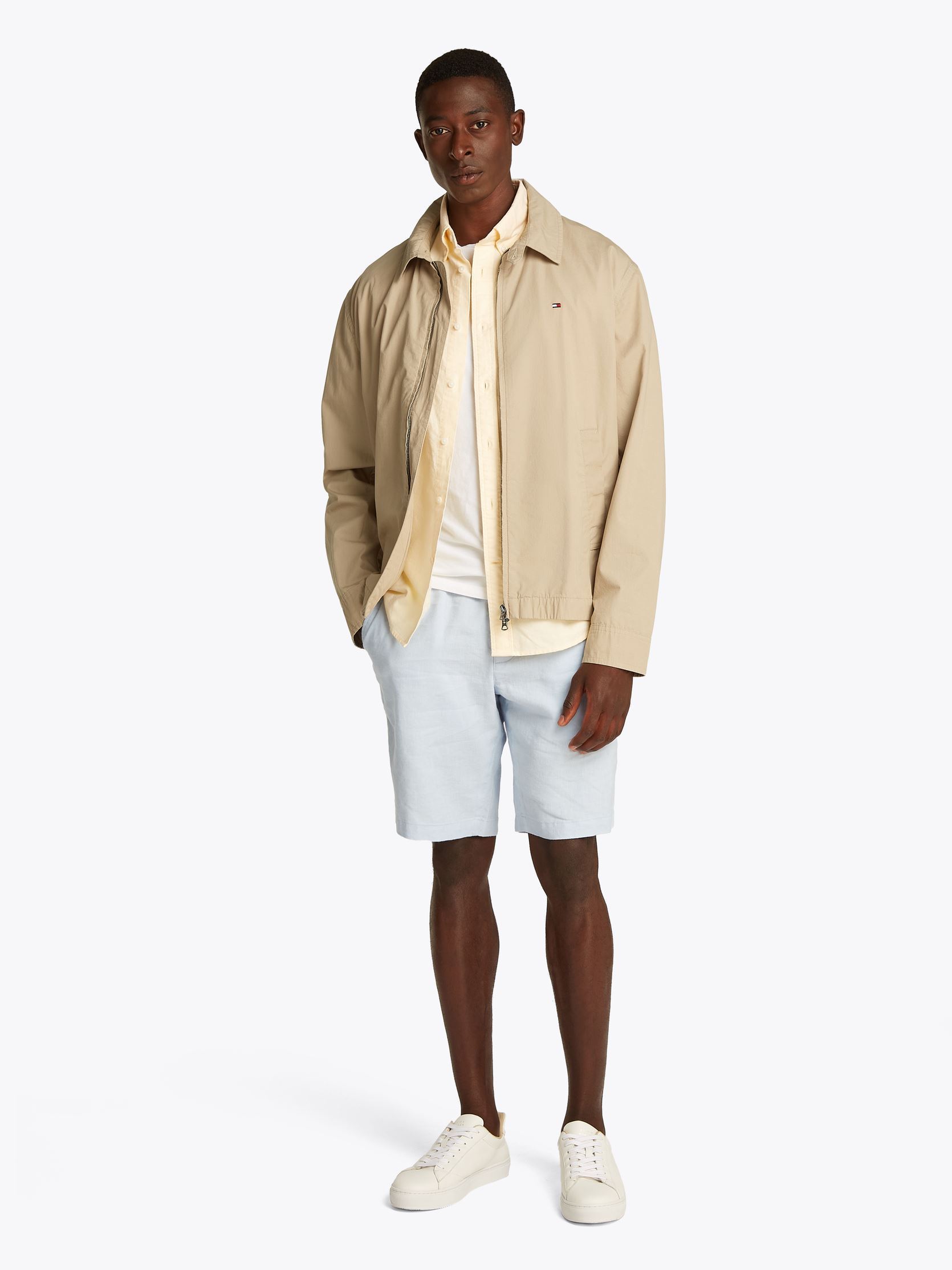 Blousons Lightweight Cotton I MW0MW38715 homme vert Tommy Hilfiger Blousons Lightweight Cotton I MW0MW38715 homme vert SANDALWOOD