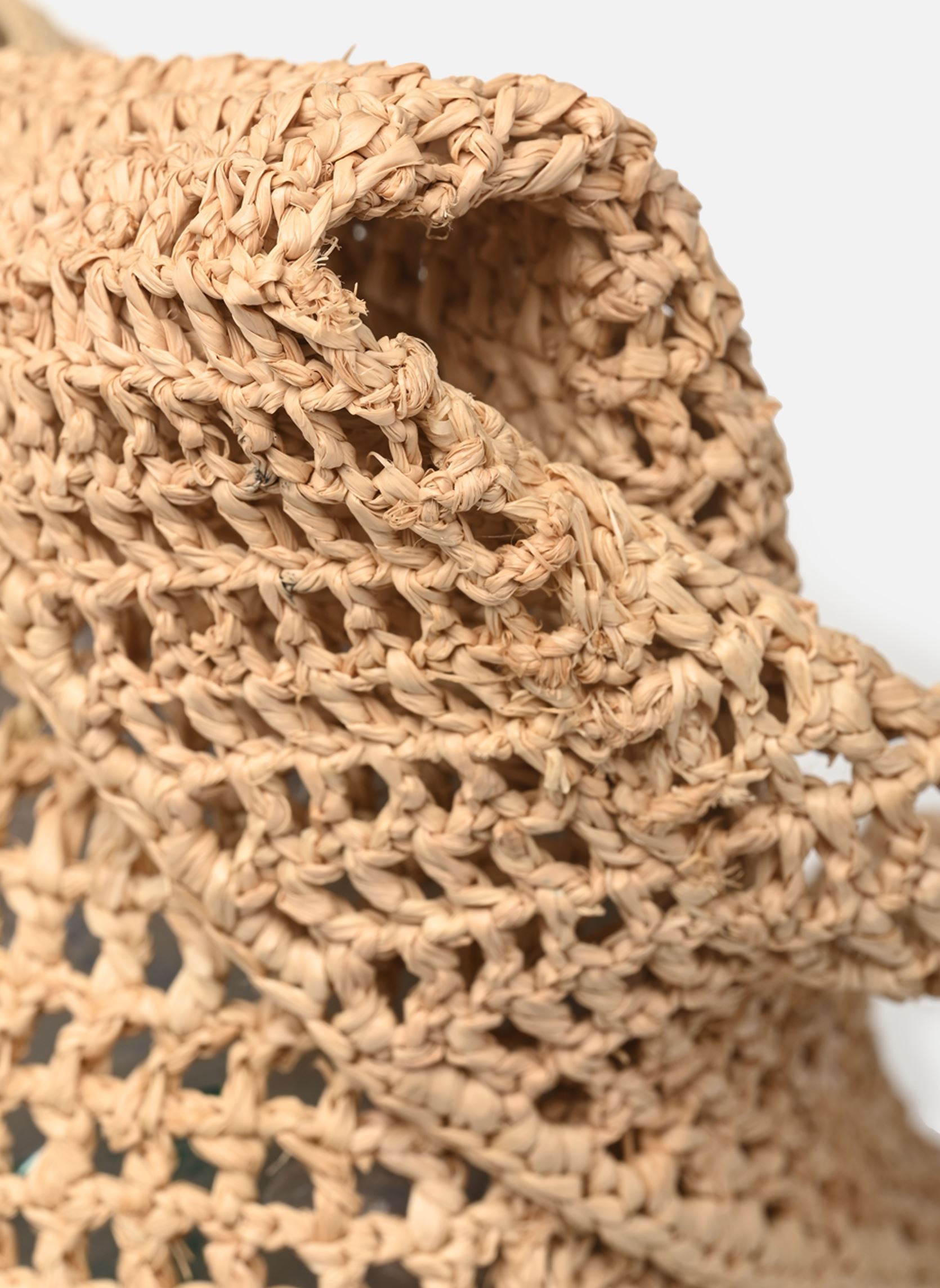 Umhängetaschen Sac Hobo Raphia damen beige Vanessa Bruno Umhängetaschen Sac Hobo Raphia damen beige SABLE/NOIR