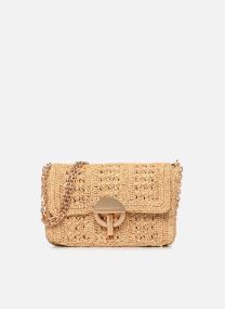 Schoudertassen Moon Moyen Raphia dames beige