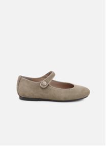 Ballerines Mary Jane 6315-VELOUR-ALPACA marron
