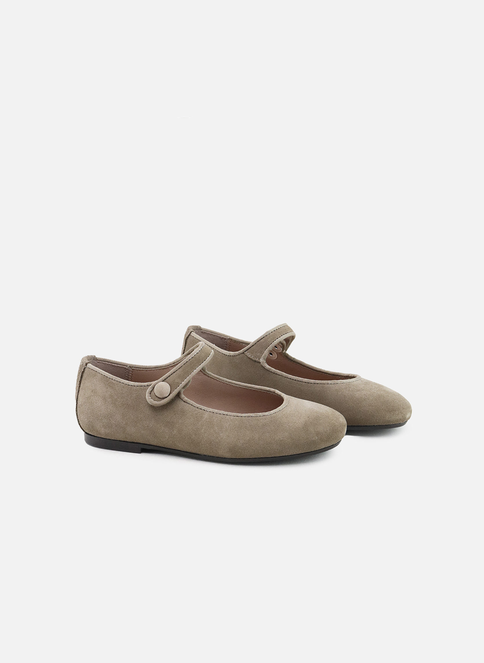 Ballerines Mary Jane 6315-VELOUR-ALPACA marron Eli 1957 Ballerines Mary Jane 6315-VELOUR-ALPACA marron Marron