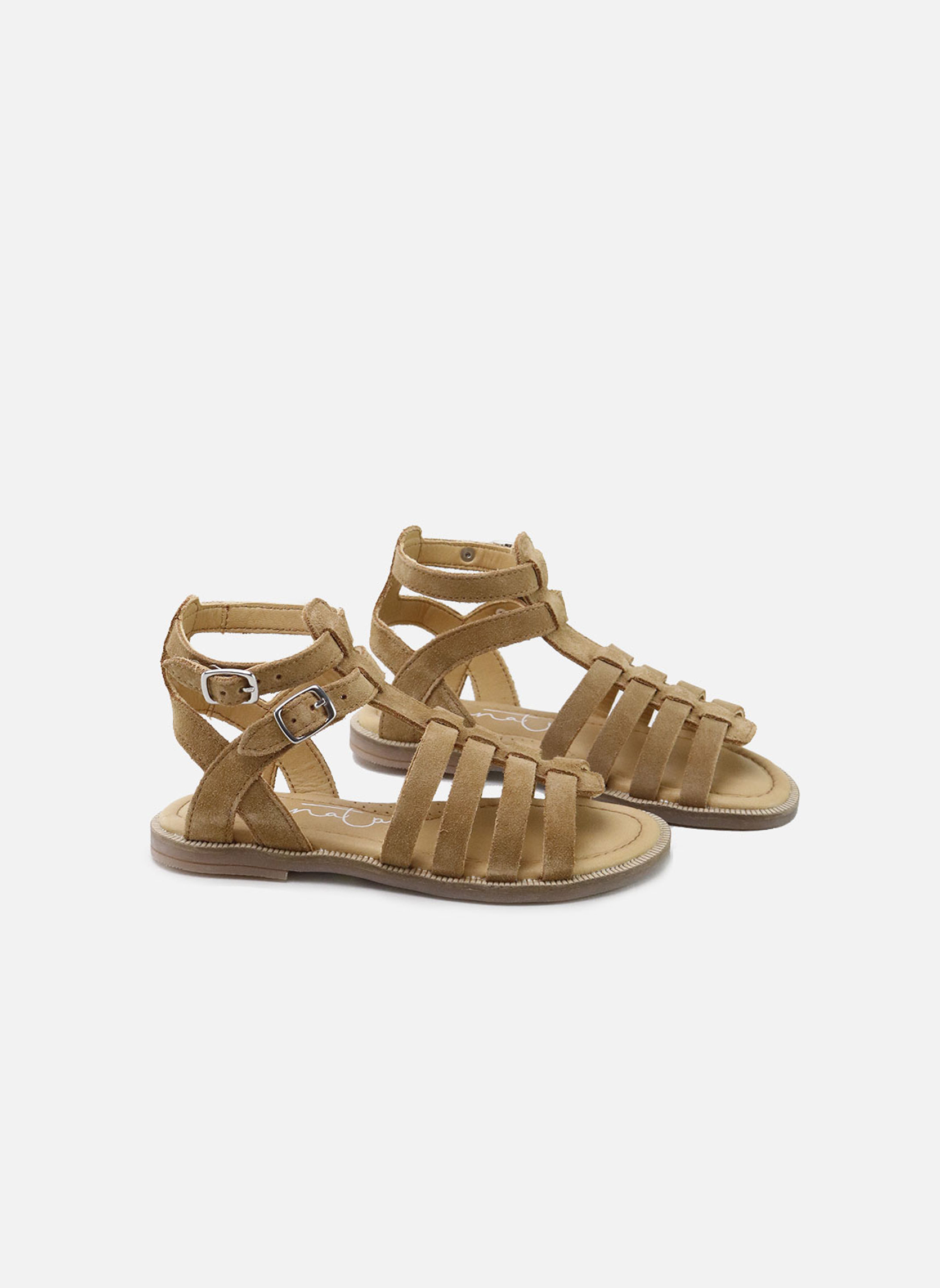 Sandales Sandales 63006AJ-VELOUR-CUERO Camel femme marron Eli 1957 Sandales Sandales 63006AJ-VELOUR-CUERO Camel femme marron Camel