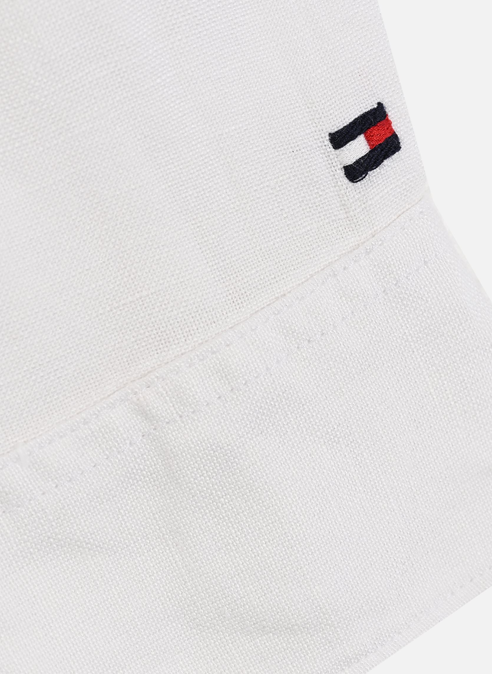 Chemises manches longues Linen Blend Relaxed KB0KB09550 garçon blanc Tommy Hilfiger Chemises manches longues Linen Blend Relaxed KB0KB09550 garçon blanc WHITE
