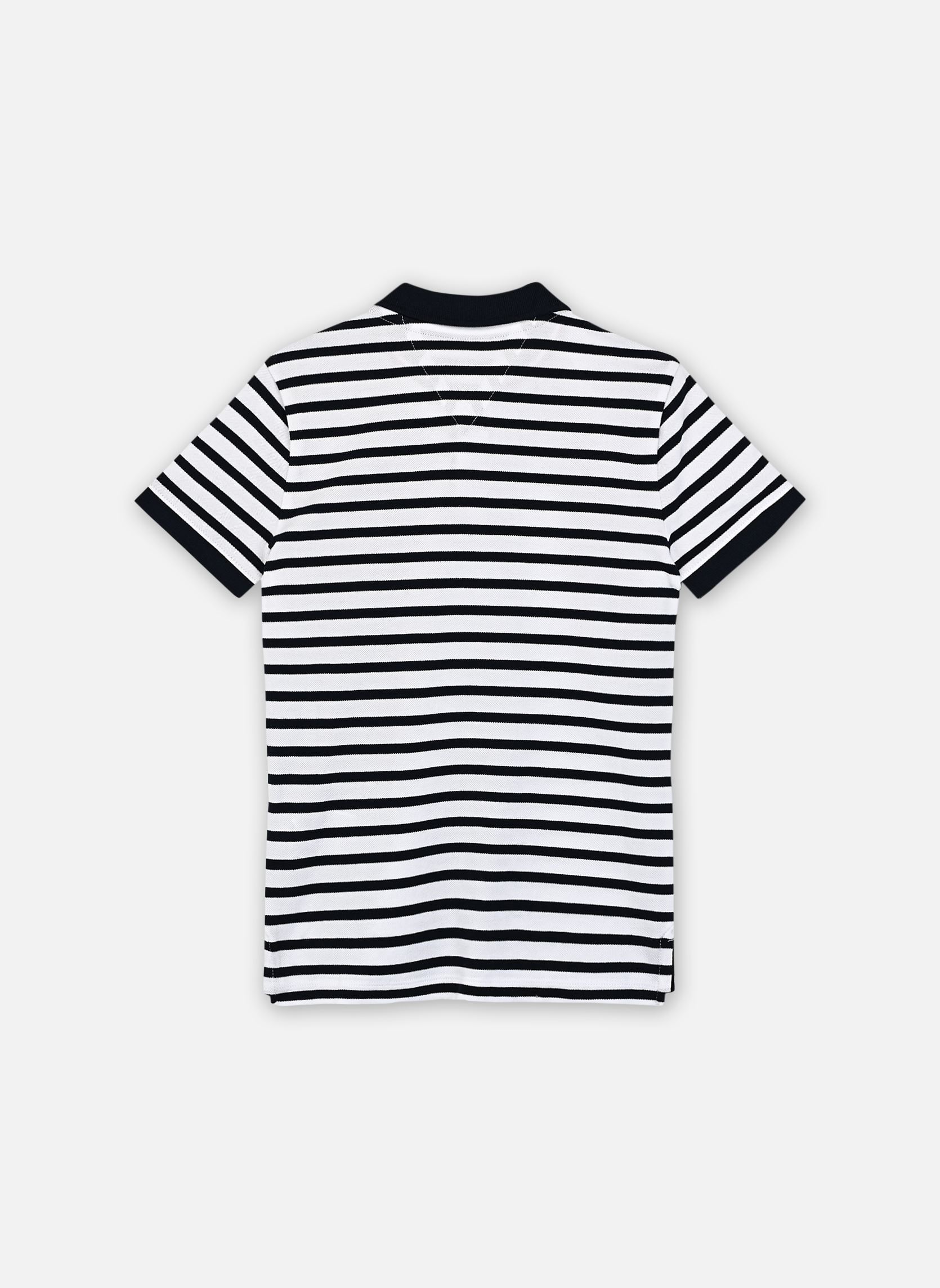 Polos Flag Polo S/S garçon bleu Tommy Hilfiger Polos Flag Polo S/S garçon bleu DARK NIGHT NAVY STRIPE