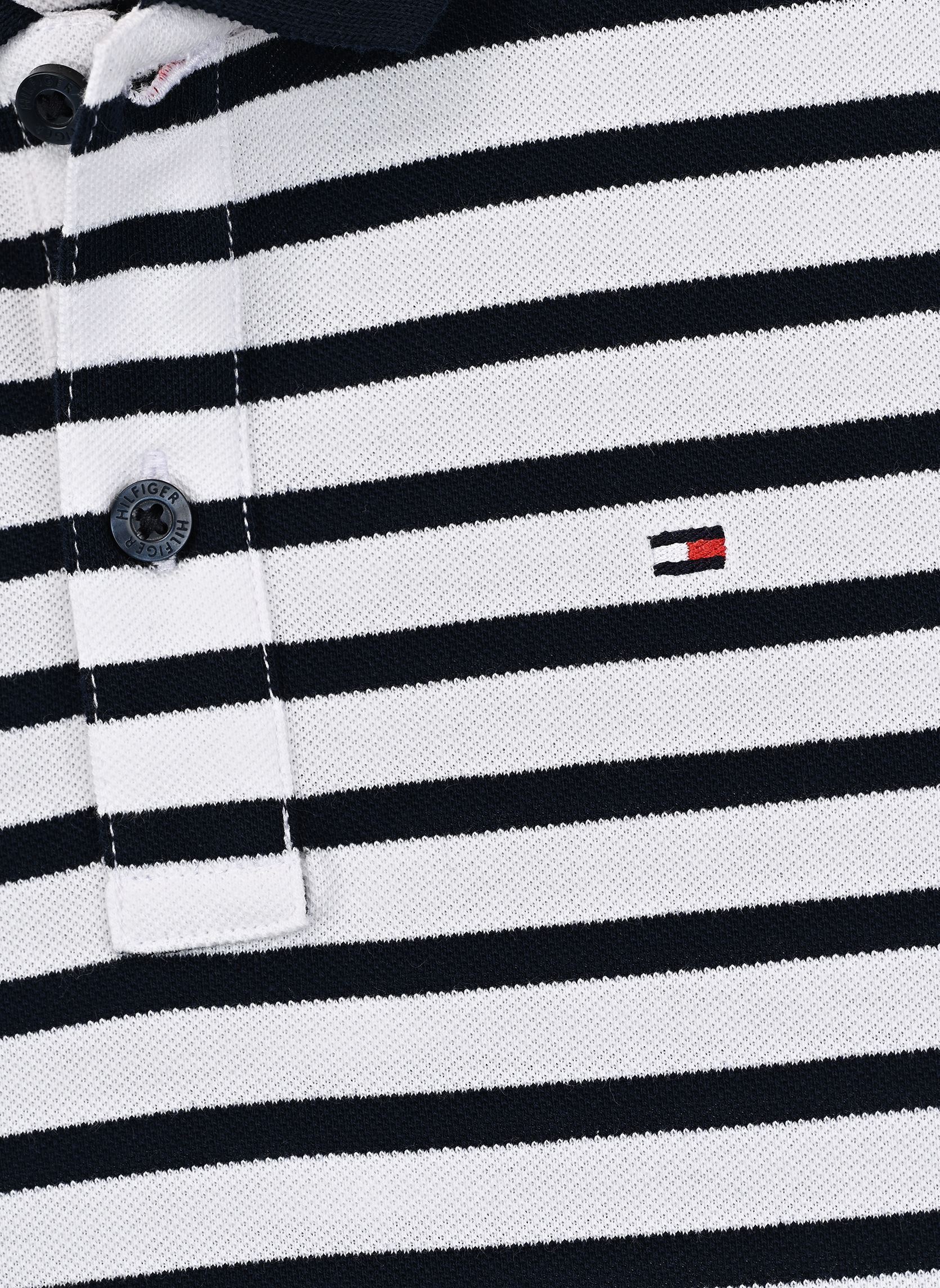 Polos Flag Polo S/S garçon bleu Tommy Hilfiger Polos Flag Polo S/S garçon bleu DARK NIGHT NAVY STRIPE