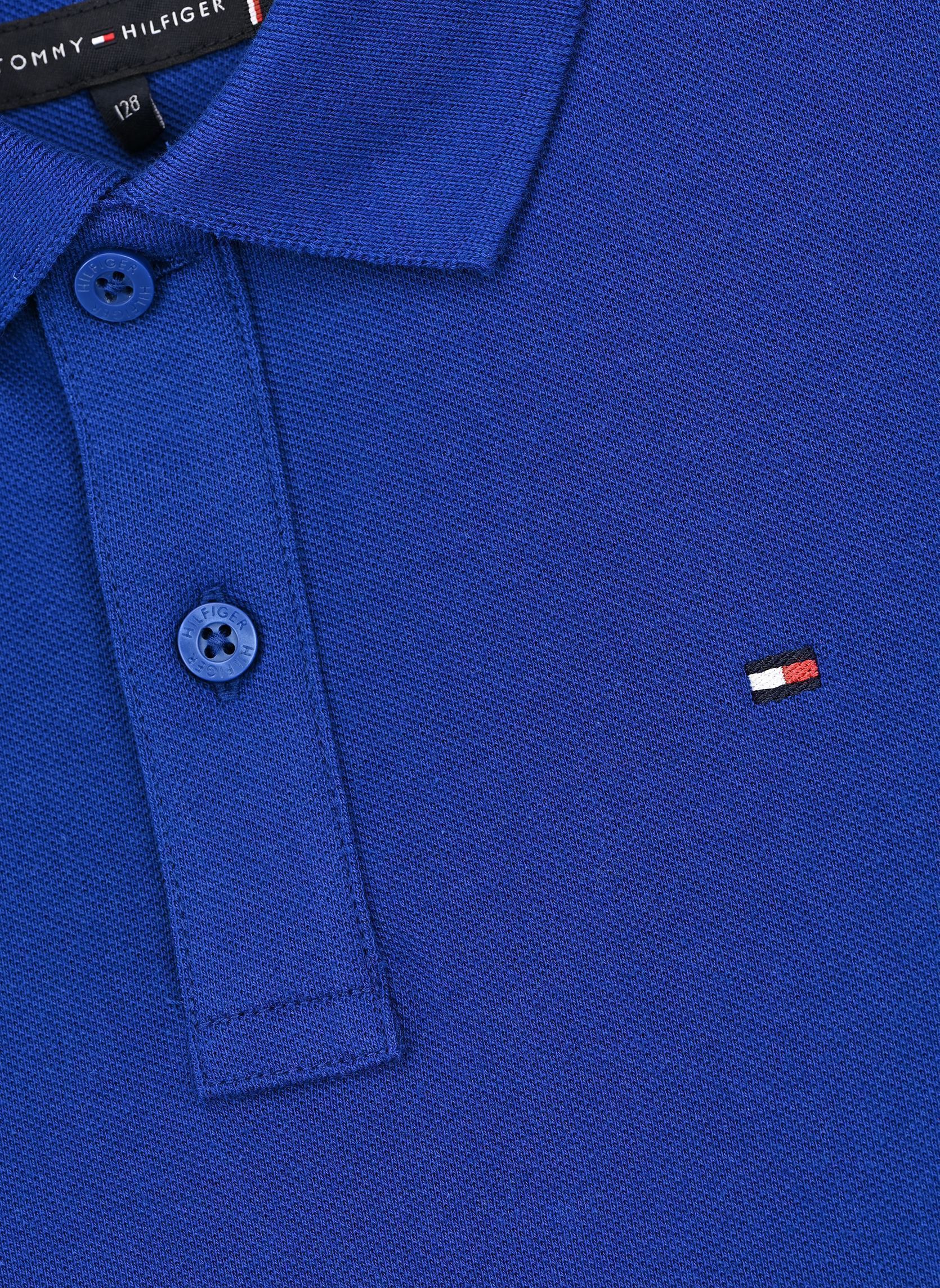 Polos Flag Polo S/S garçon bleu Tommy Hilfiger Polos Flag Polo S/S garçon bleu WEDGE BLUE