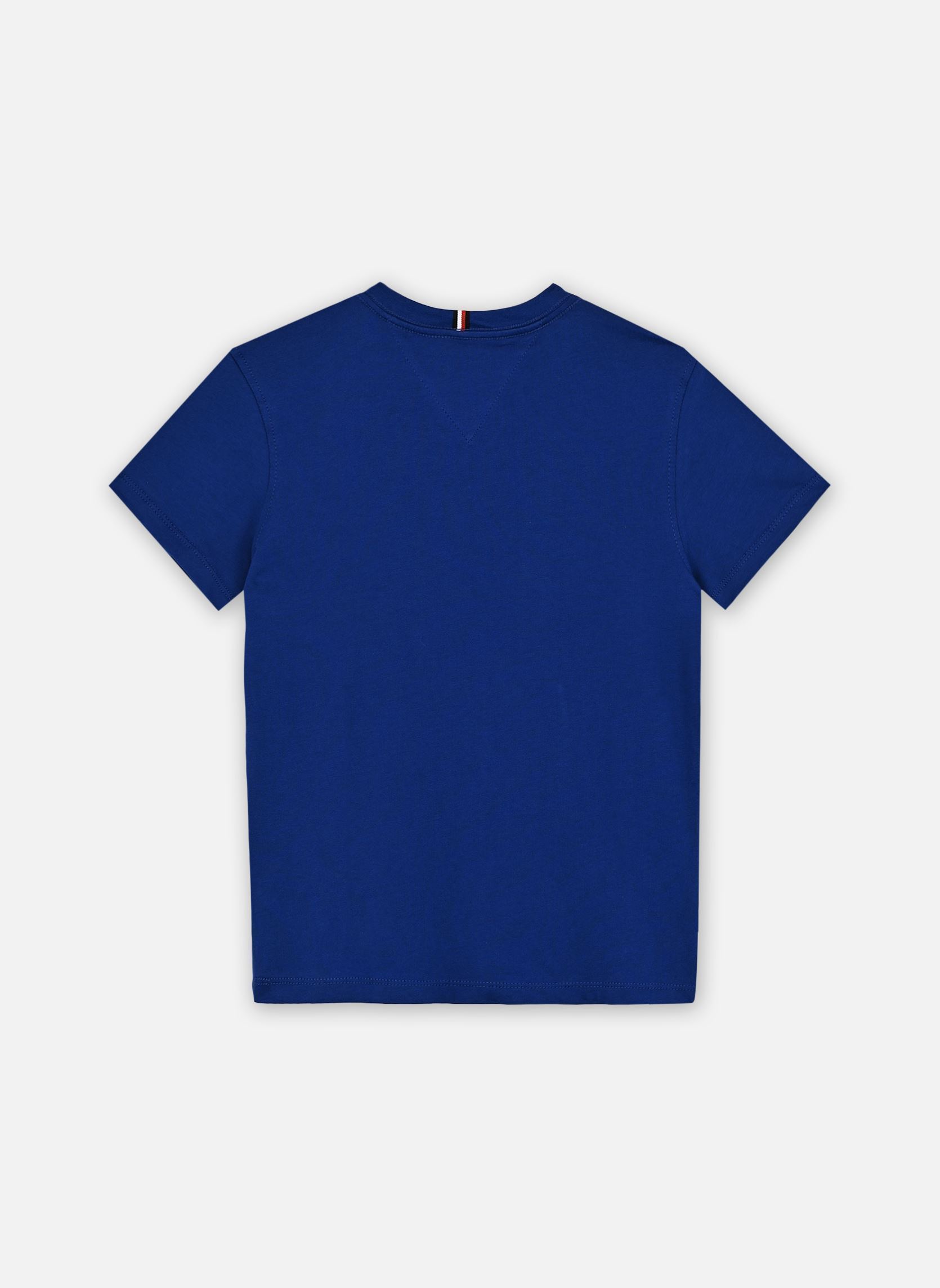 Kurzarm-T-Shirts Essential Cotton Tee jungen blau Tommy Hilfiger Kurzarm-T-Shirts Essential Cotton Tee jungen blau WEDGE BLUE