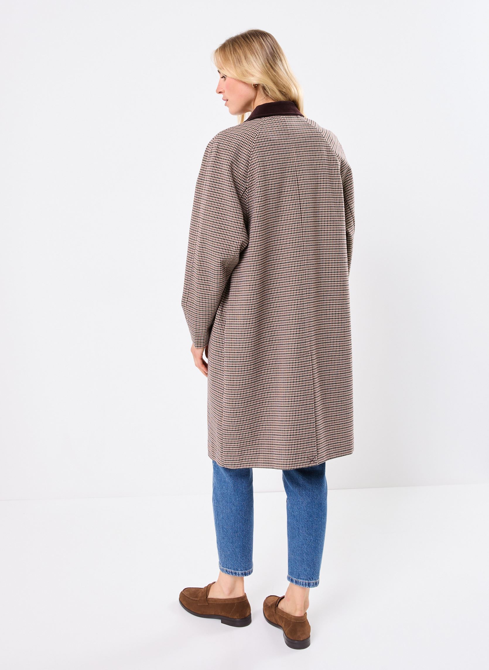 Trenchcoats VALENTINE dames bruin Georgia Rose Trenchcoats VALENTINE dames bruin VICHY-OFFDUTY-N