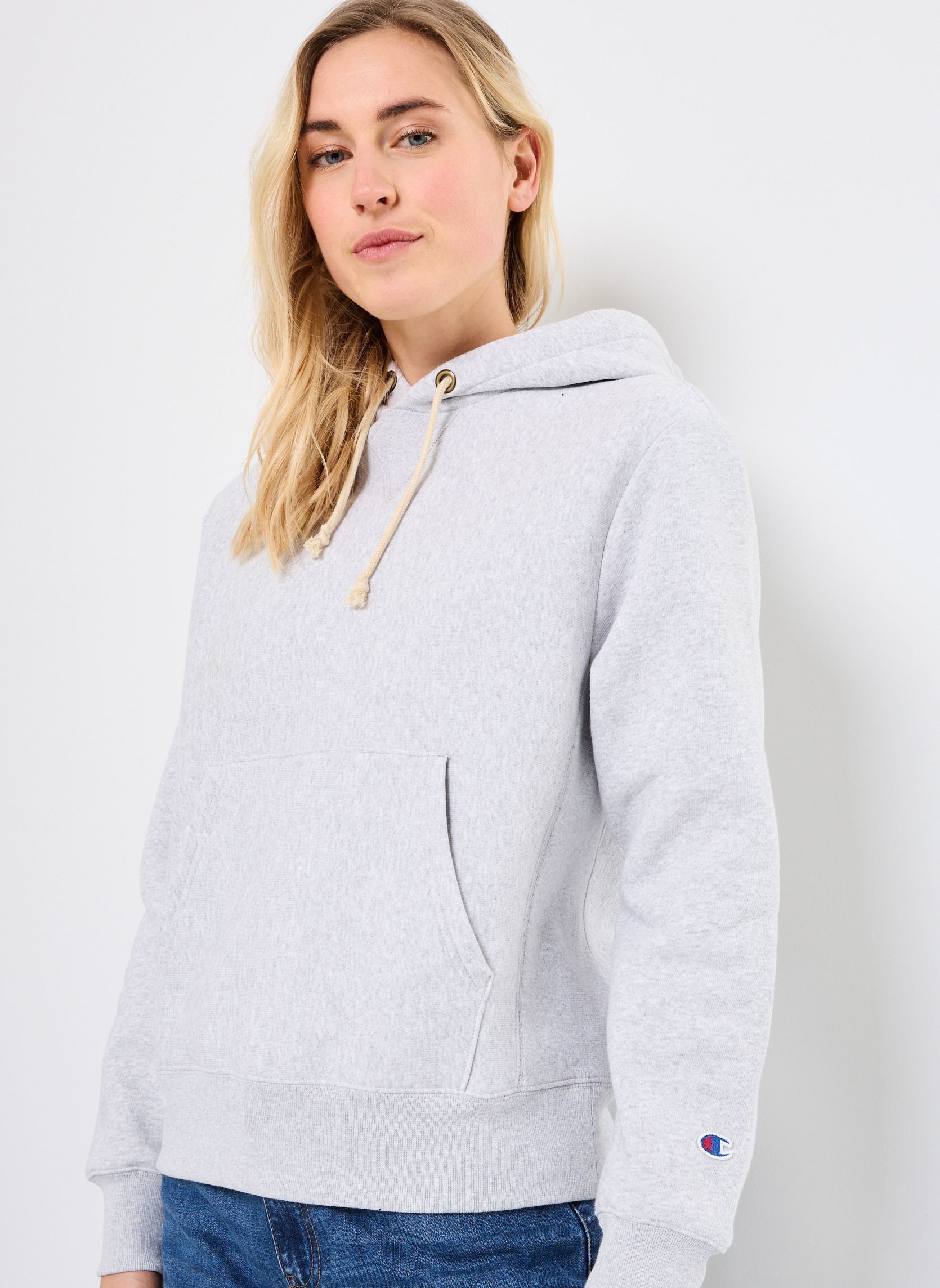 Kapuzenpullover 117869 damen grau Champion Kapuzenpullover 117869 damen grau EM004