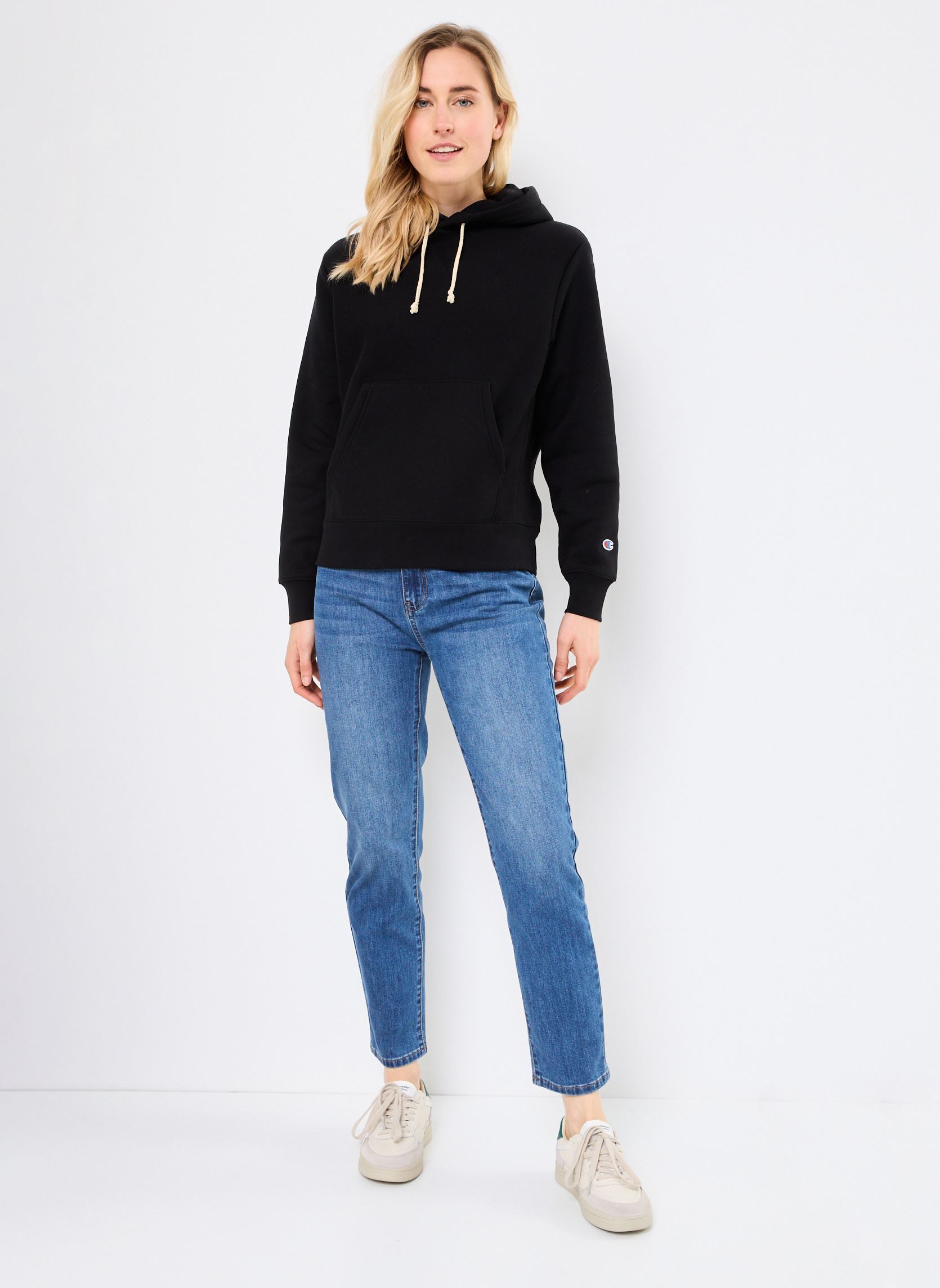 Kapuzenpullover 117869 damen schwarz Champion Kapuzenpullover 117869 damen schwarz KK001