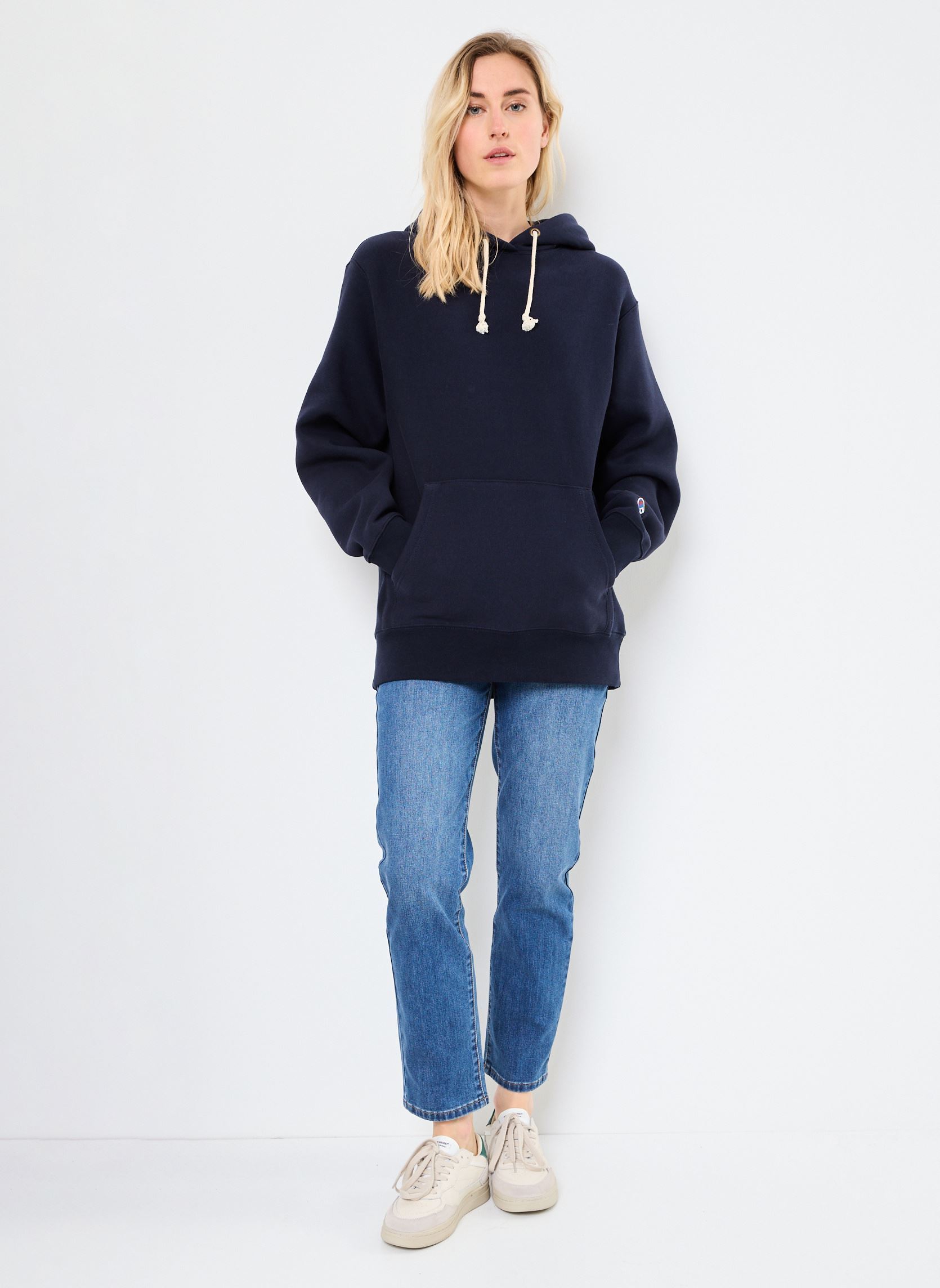 Kapuzenpullover 220705 damen blau Champion Kapuzenpullover 220705 damen blau BS501