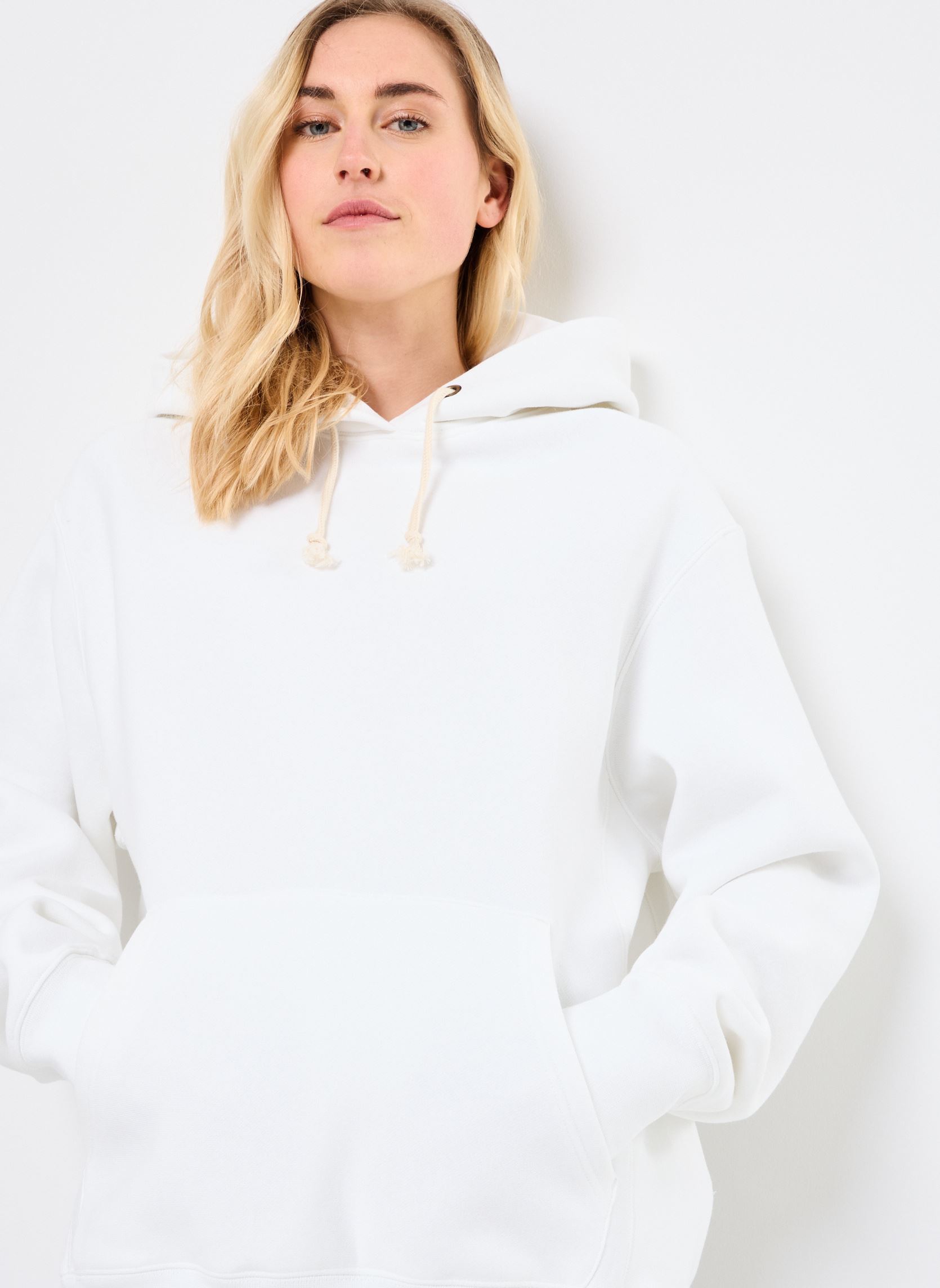 Kapuzenpullover 220705 damen weiß Champion Kapuzenpullover 220705 damen weiß WW001