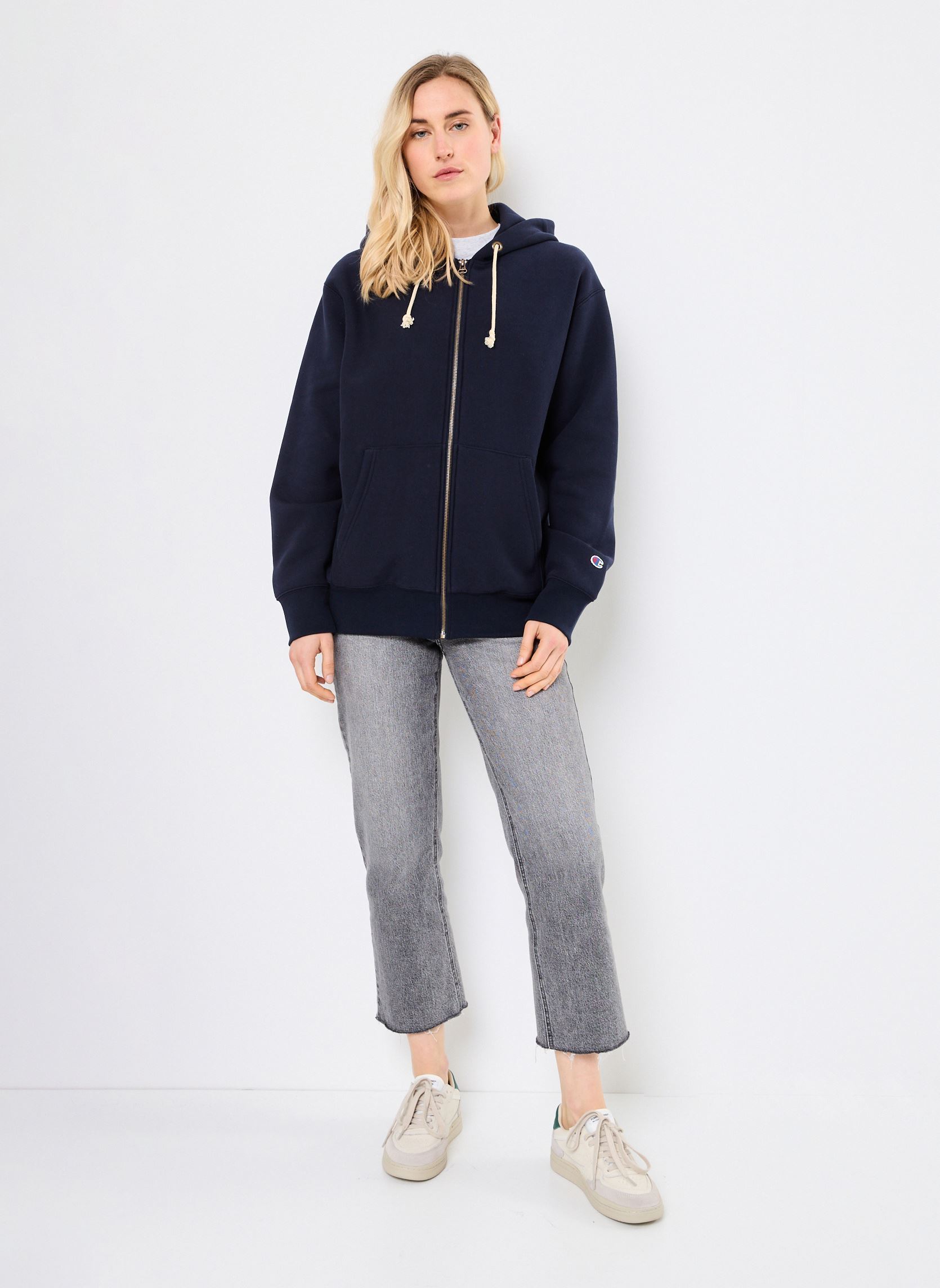 Sweaters met rits 221149 dames blauw Champion Sweaters met rits 221149 dames blauw BS501