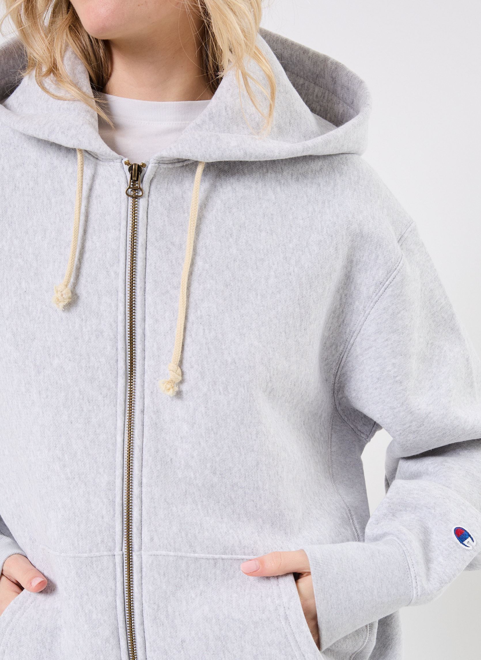 Sweaters met rits 221149 dames grijs Champion Sweaters met rits 221149 dames grijs EM004