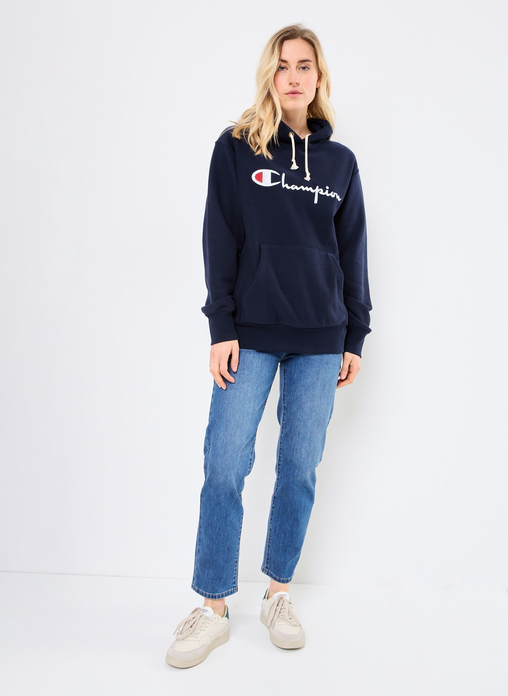 Kapuzenpullover 221168 damen blau Champion Kapuzenpullover 221168 damen blau BS501