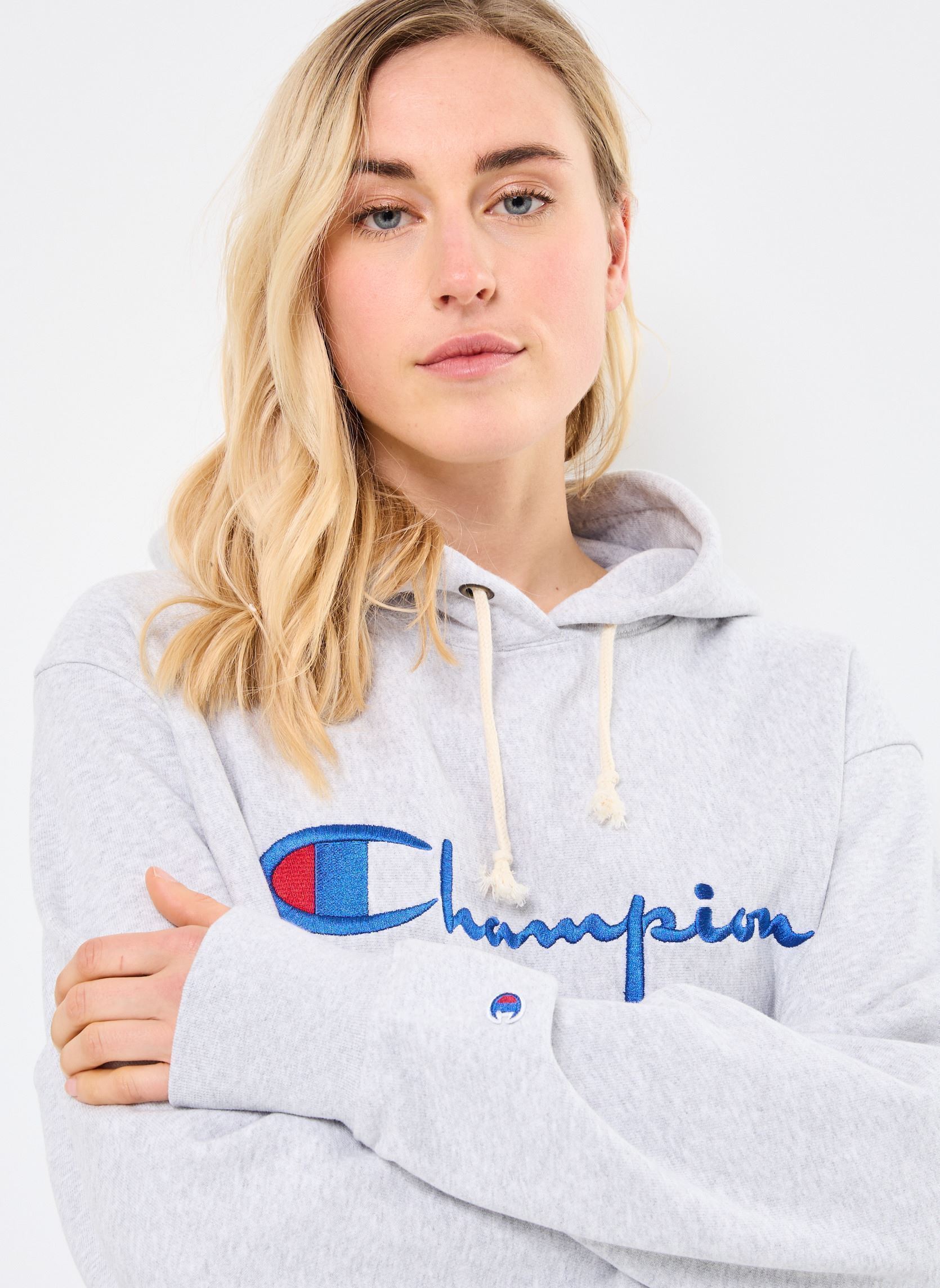 Kapuzenpullover 221168 damen grau Champion Kapuzenpullover 221168 damen grau EM004