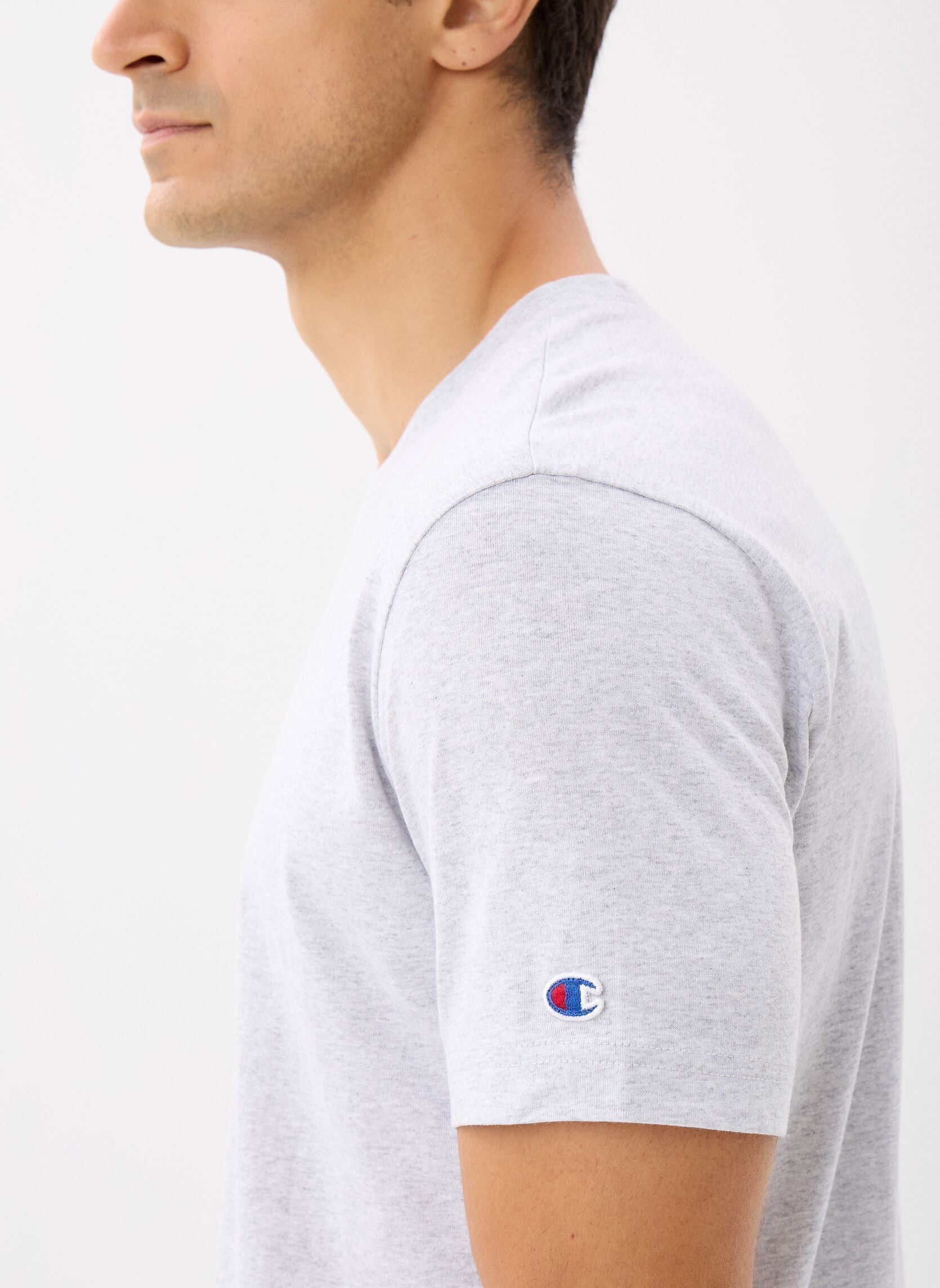 Tee-shirts manches courtes 220761 homme gris Champion Tee-shirts manches courtes 220761 homme gris EM004