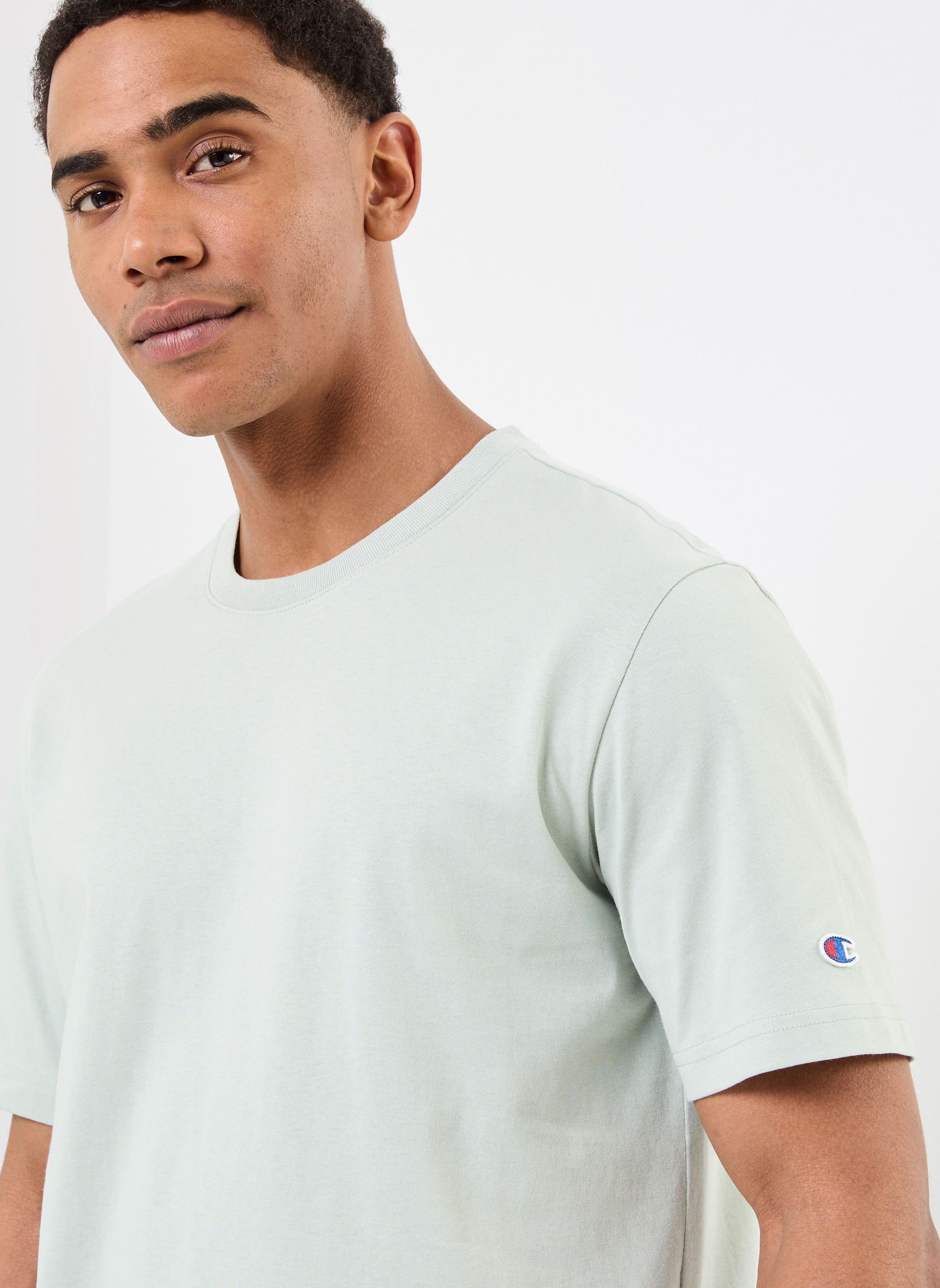 Kurzarm-T-Shirts 220761 herren grün Champion Kurzarm-T-Shirts 220761 herren grün GS129