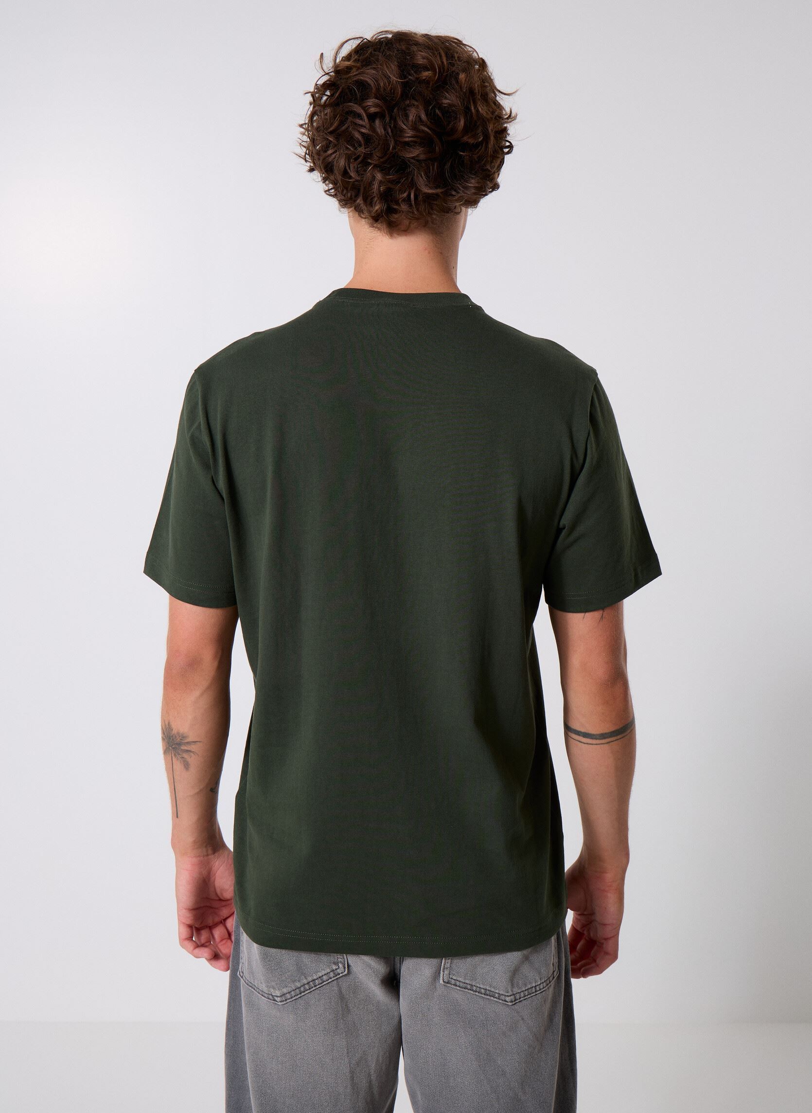 Tee-shirts manches courtes 220761 homme vert Champion Tee-shirts manches courtes 220761 homme vert GS586