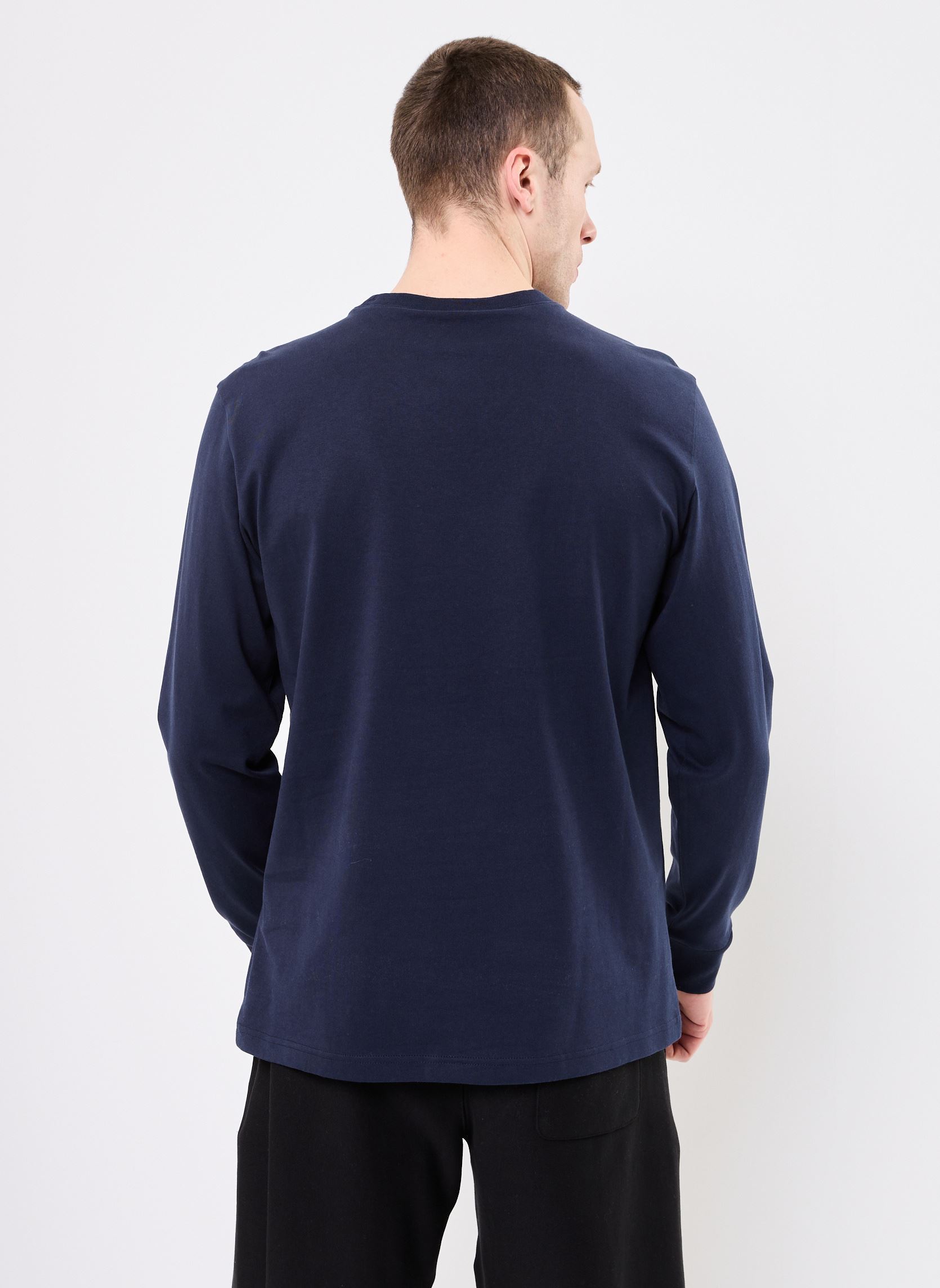 Tee-shirts manches longues 221164 homme bleu Champion Tee-shirts manches longues 221164 homme bleu BS501