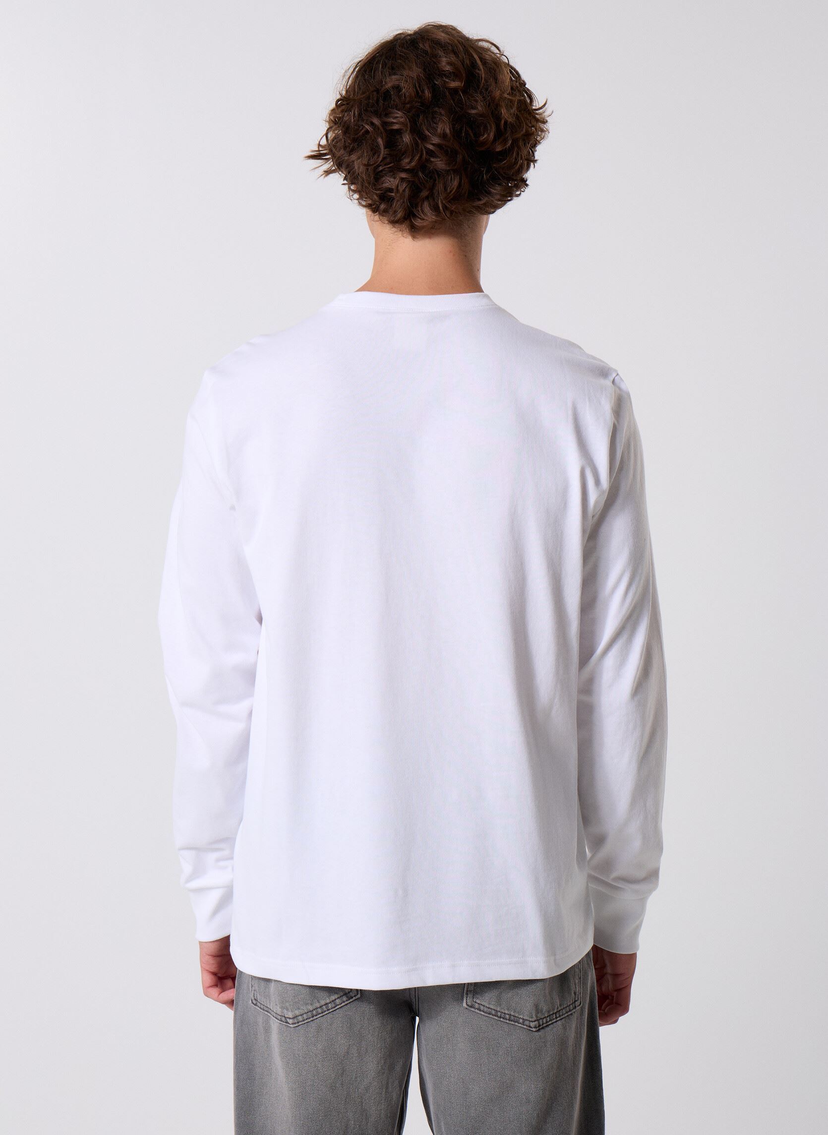 Tee-shirts manches longues 221164 homme blanc Champion Tee-shirts manches longues 221164 homme blanc WW001