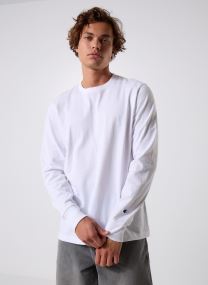 Tee-shirts manches longues 221164 homme blanc