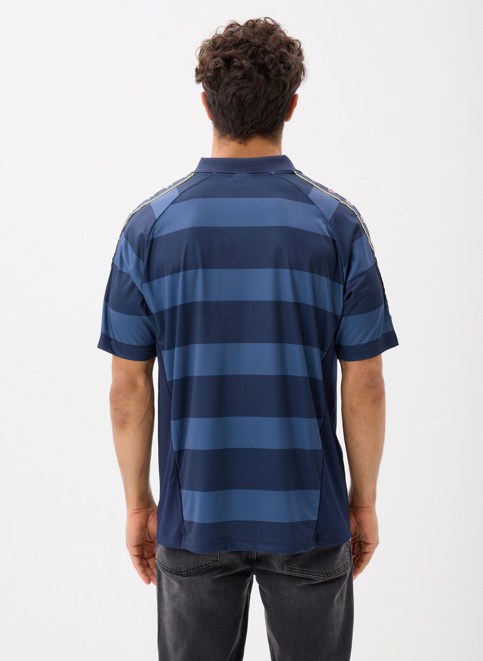 Kurzarm-T-Shirts 221854 herren blau Champion Kurzarm-T-Shirts 221854 herren blau WL001