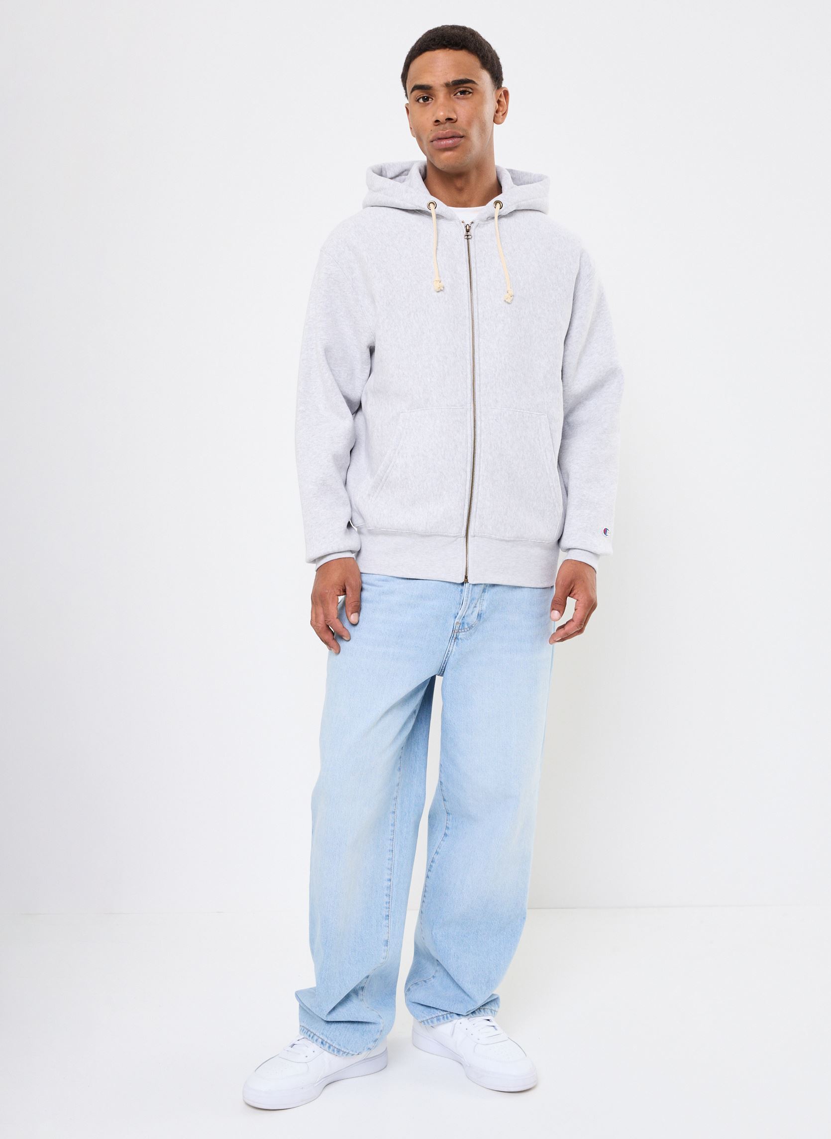 Sweaters met rits 221149 M heren grijs Champion Sweaters met rits 221149 M heren grijs EM004