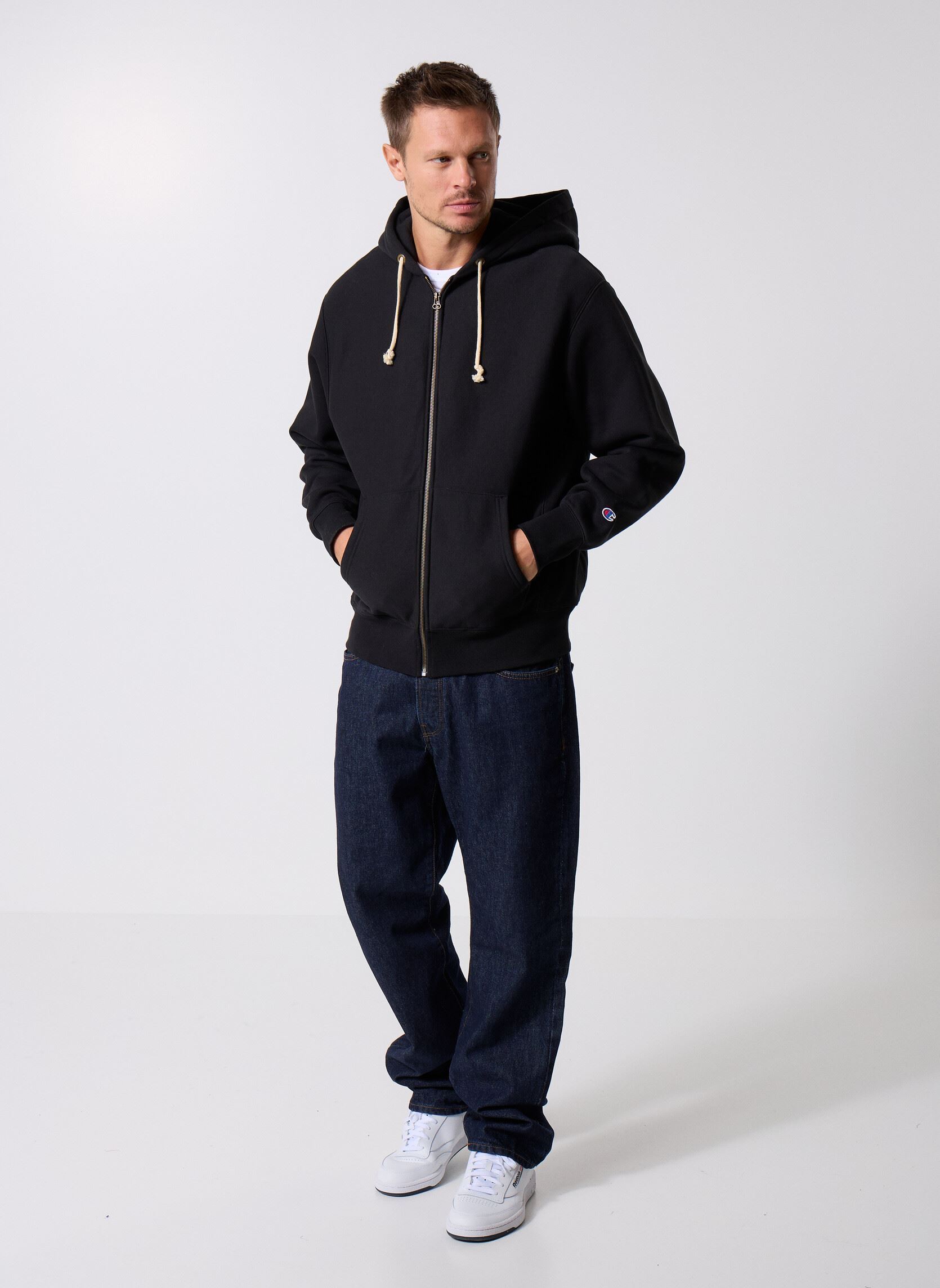 Sweats zippés 221149 M homme noir Champion Sweats zippés 221149 M homme noir KK001