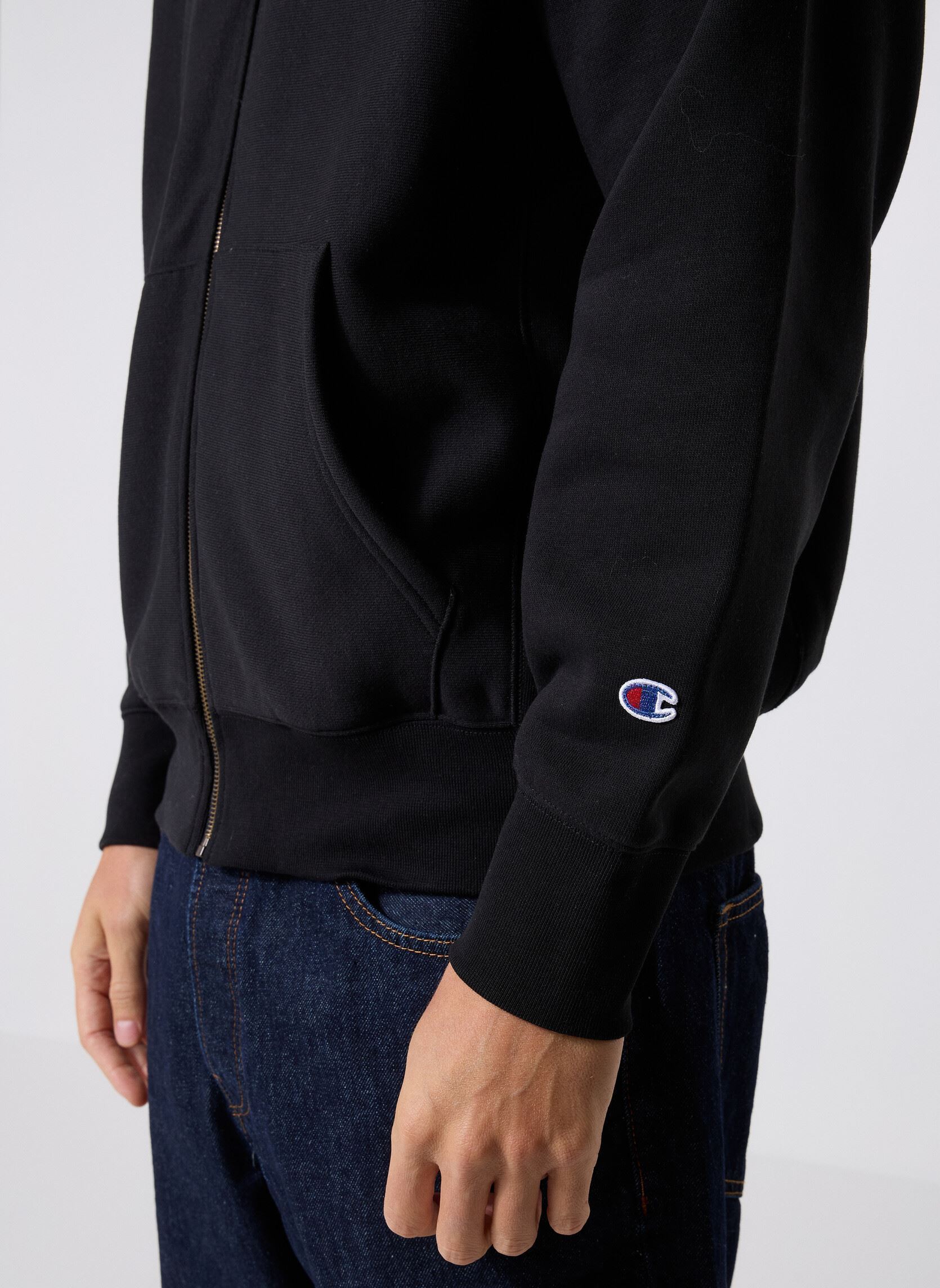 Sweats zippés 221149 M homme noir Champion Sweats zippés 221149 M homme noir KK001