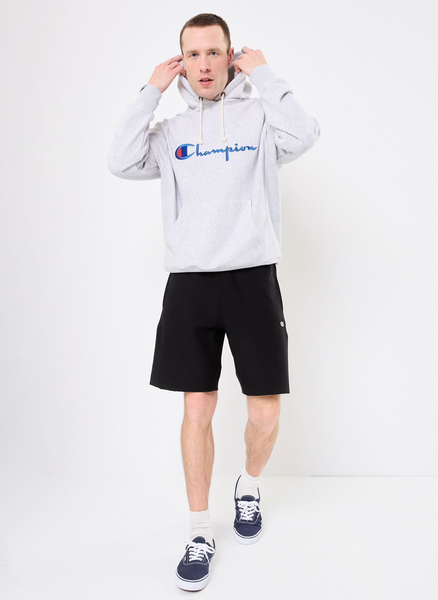 Kapuzenpullover 221168 M herren grau Champion Kapuzenpullover 221168 M herren grau EM004