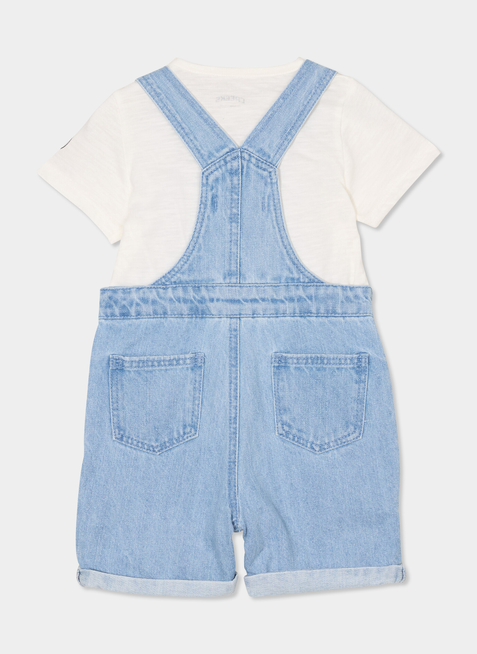 Ensembles CREB1_ELBOT_DENIM_NEW garçon bleu CREEKS Ensembles CREB1_ELBOT_DENIM_NEW garçon bleu Bleu