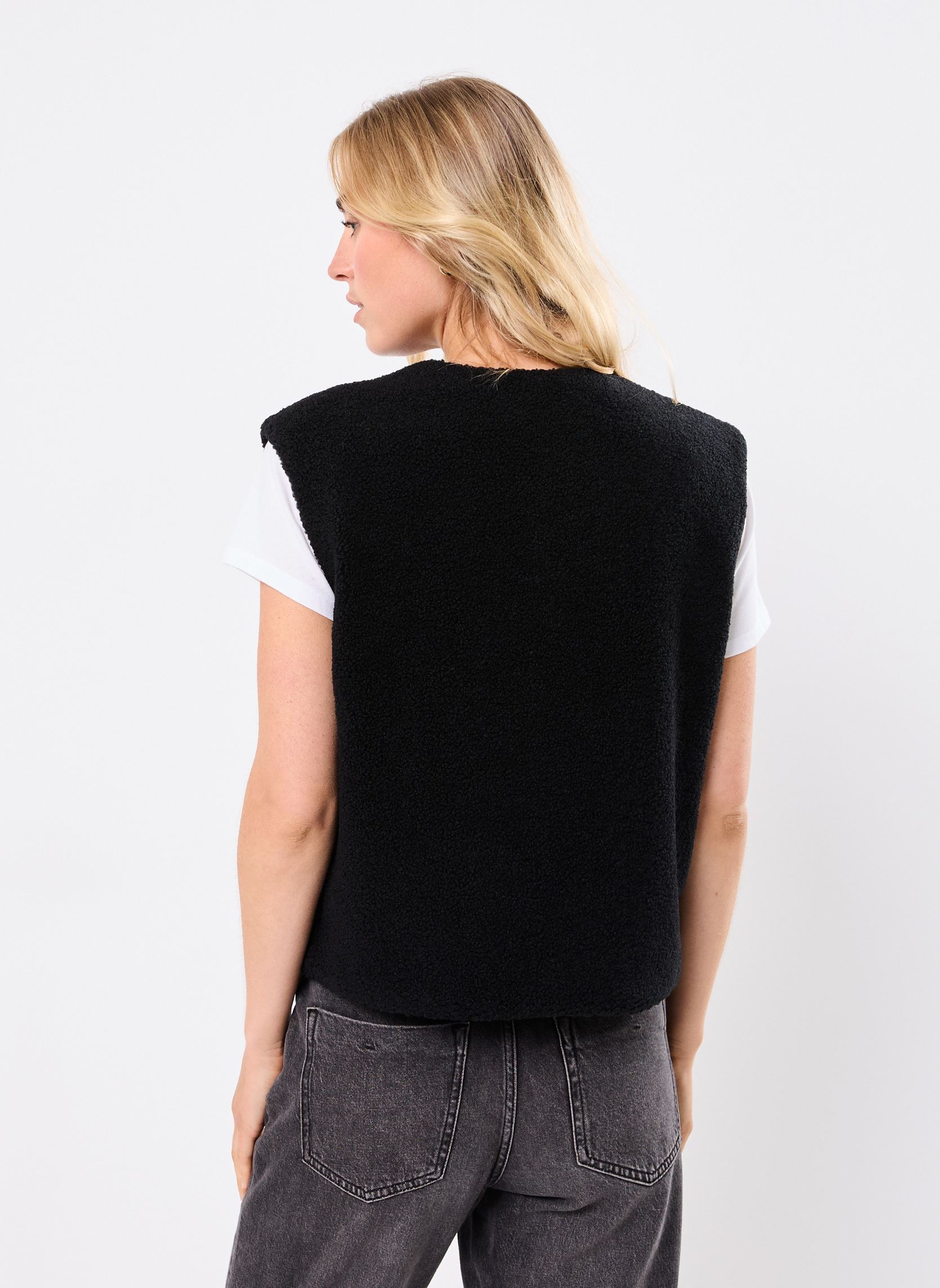 Gilets MA-SHERPA2 réversible femme noir Georgia Rose Gilets MA-SHERPA2 réversible femme noir NOIR