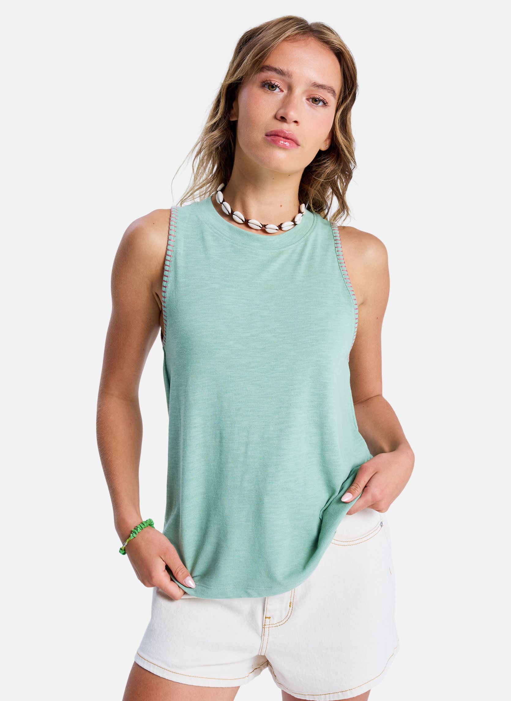 Tops Better Days femme vert Roxy Tops Better Days femme vert Vert
