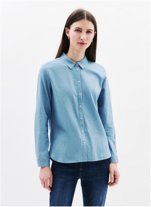 Caroll Chemises Chemises - 251C-JESSICA1 femme bleu