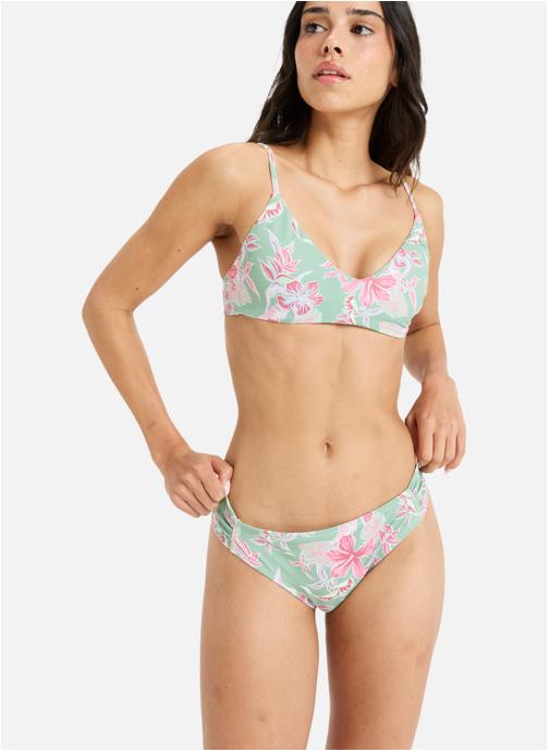 Roxy Bas de maillot culotte Hibiscus Island femme vert