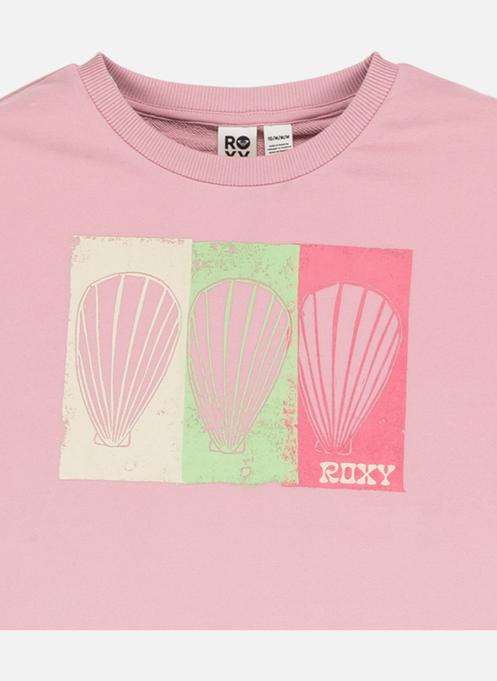 Sweats à capuche Morning fille rose Roxy Sweats à capuche Morning fille rose Rose